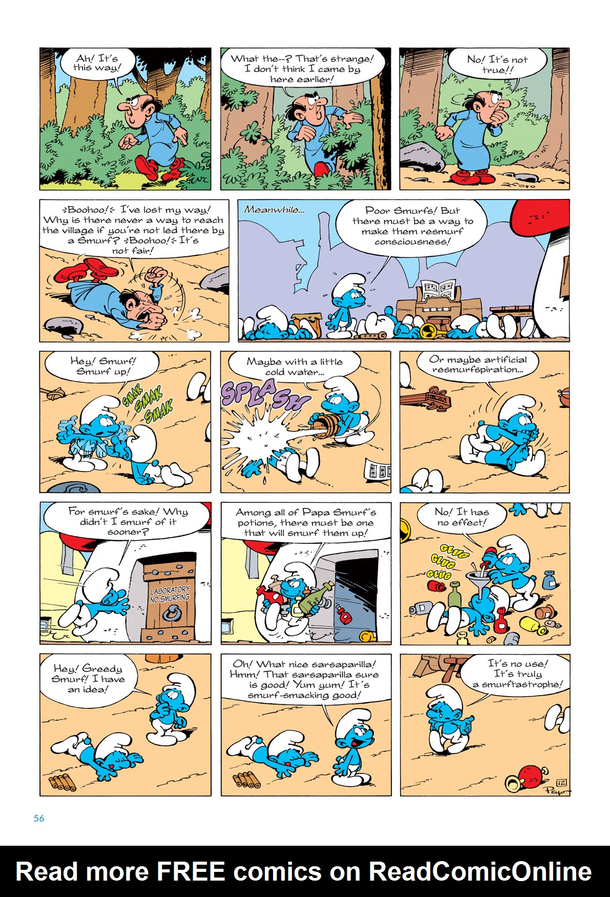 Read online The Smurfs comic -  Issue #3 - 56