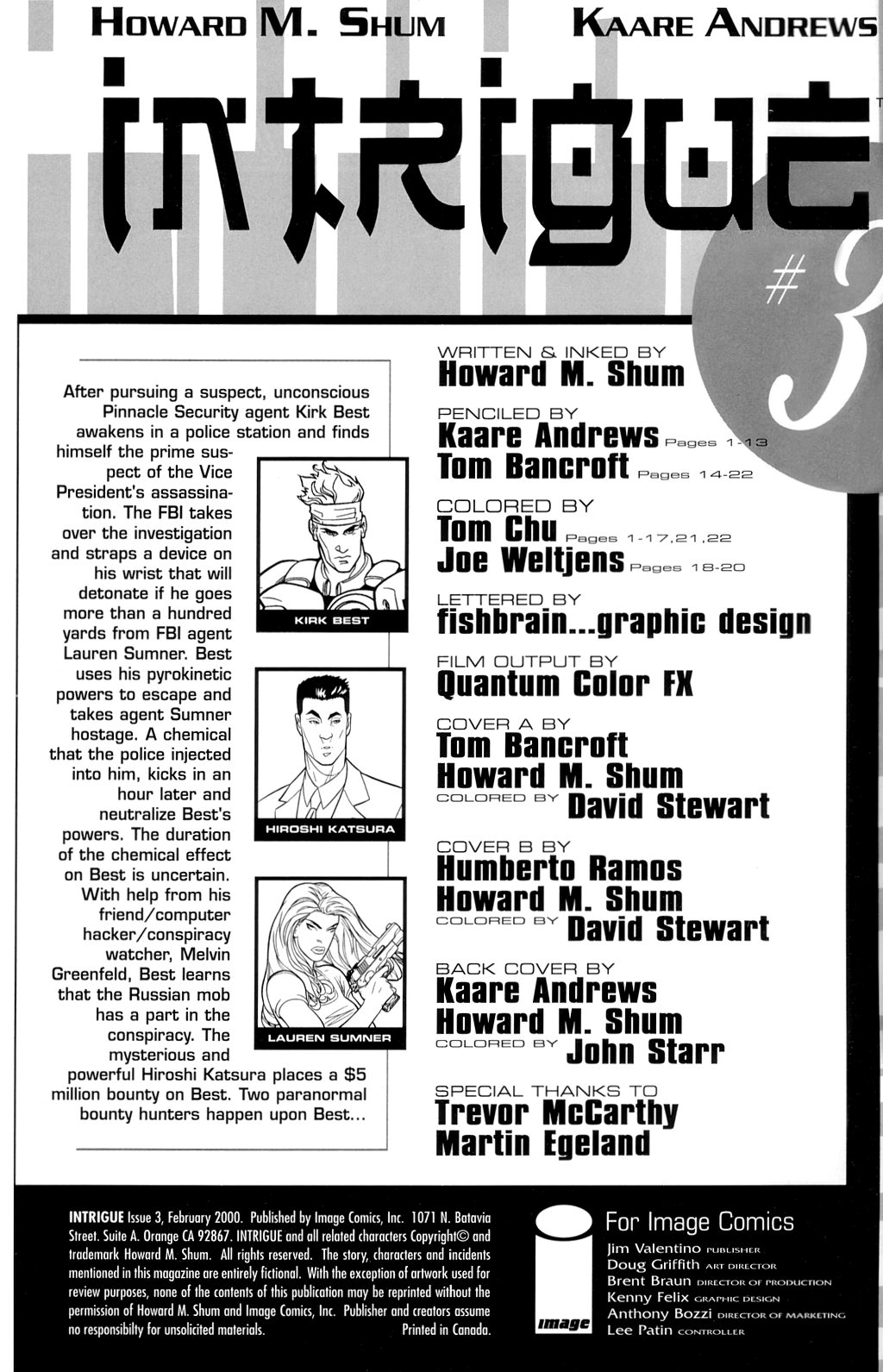 Read online Intrigue comic -  Issue #3 - 2