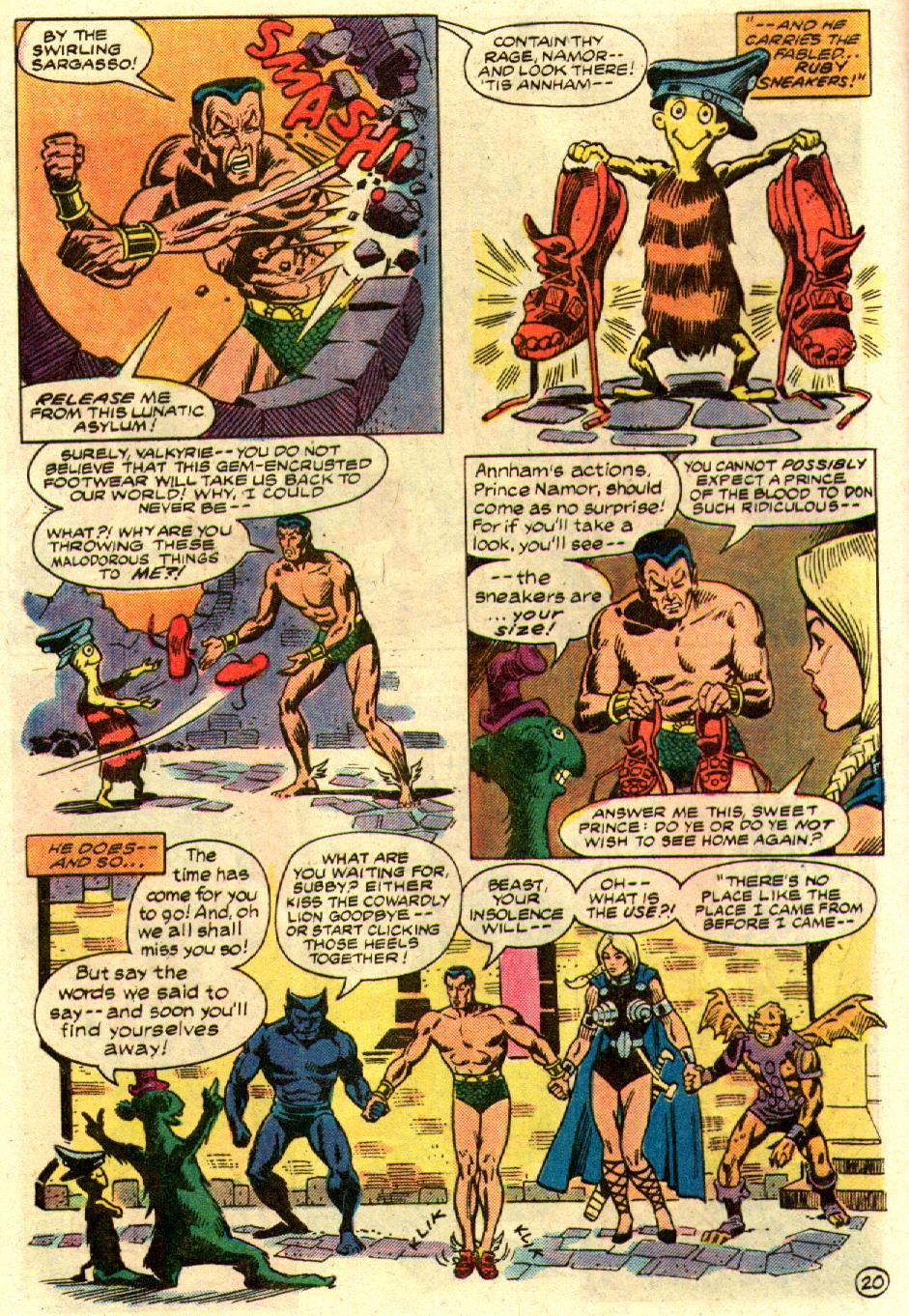 Read online The Defenders (1972) comic -  Issue #115 - 21