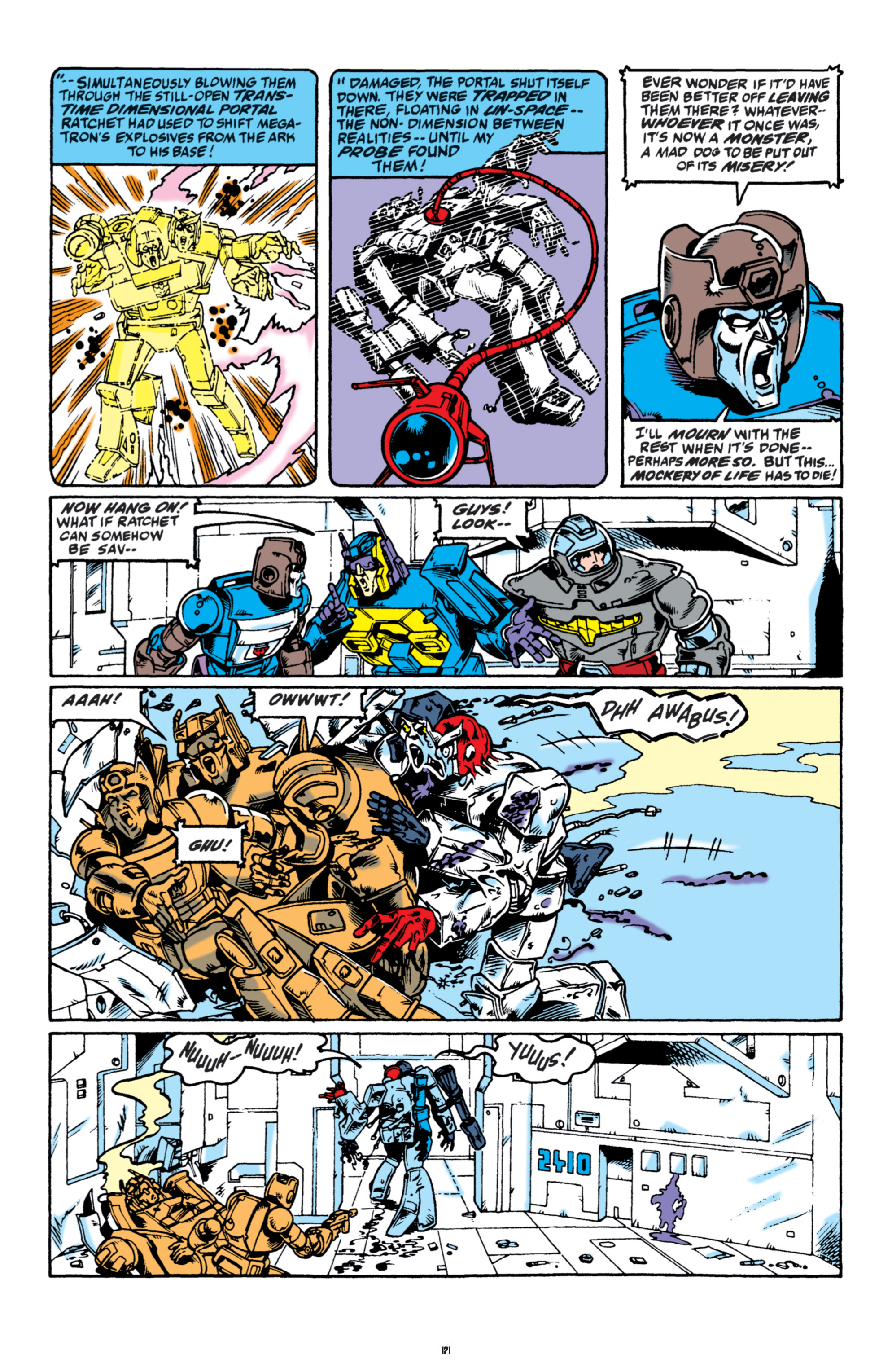 Read online The Transformers Classics comic -  Issue # TPB 6 - 121