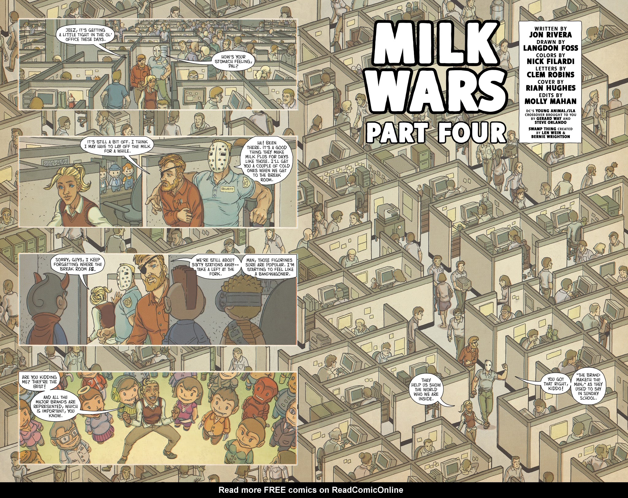 Read online Cave Carson Has a Cybernetic Eye/Swamp Thing Special comic -  Issue # Full - 6