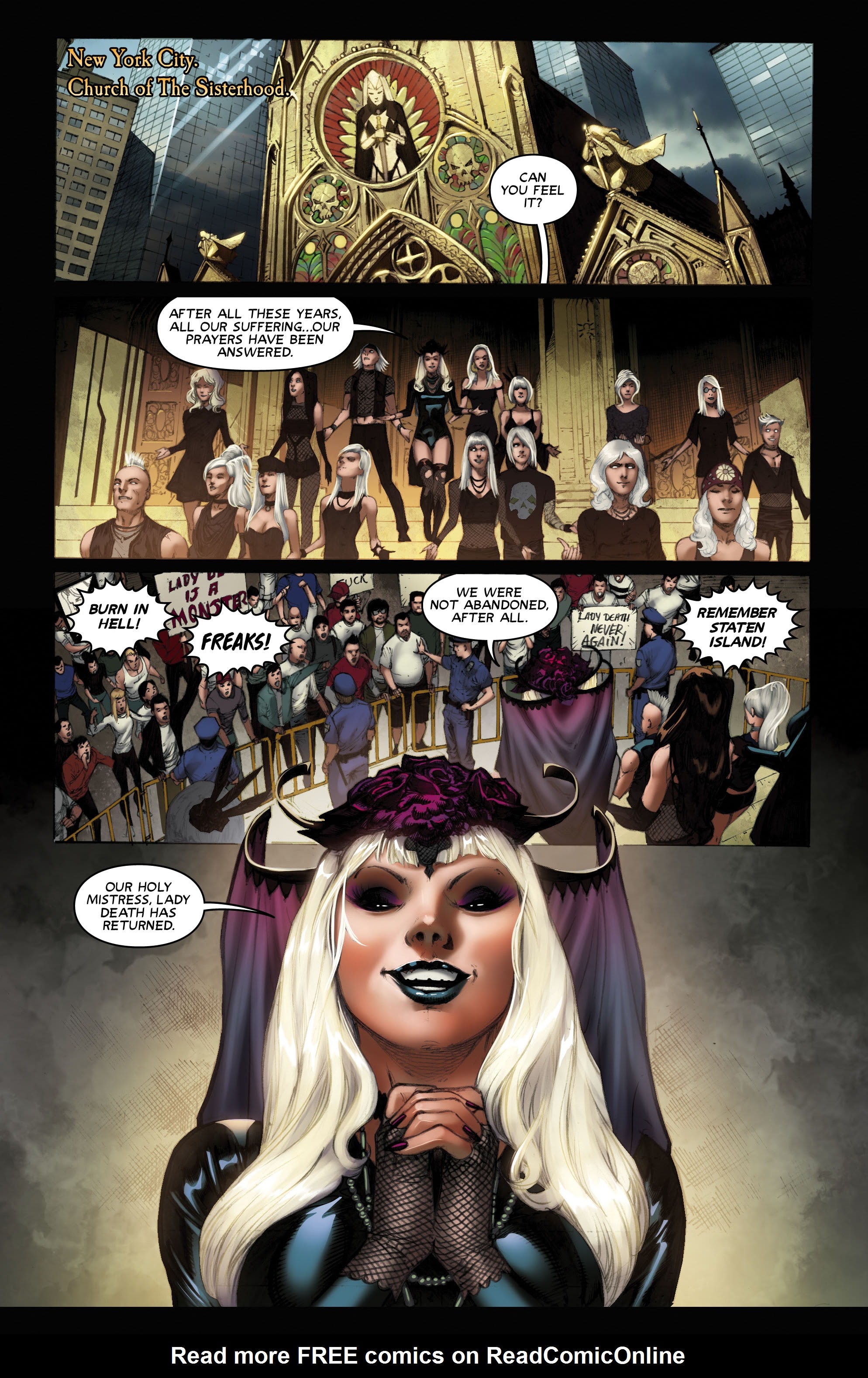 Read online Lady Death: Blasphemy Anthem comic -  Issue # Full - 15