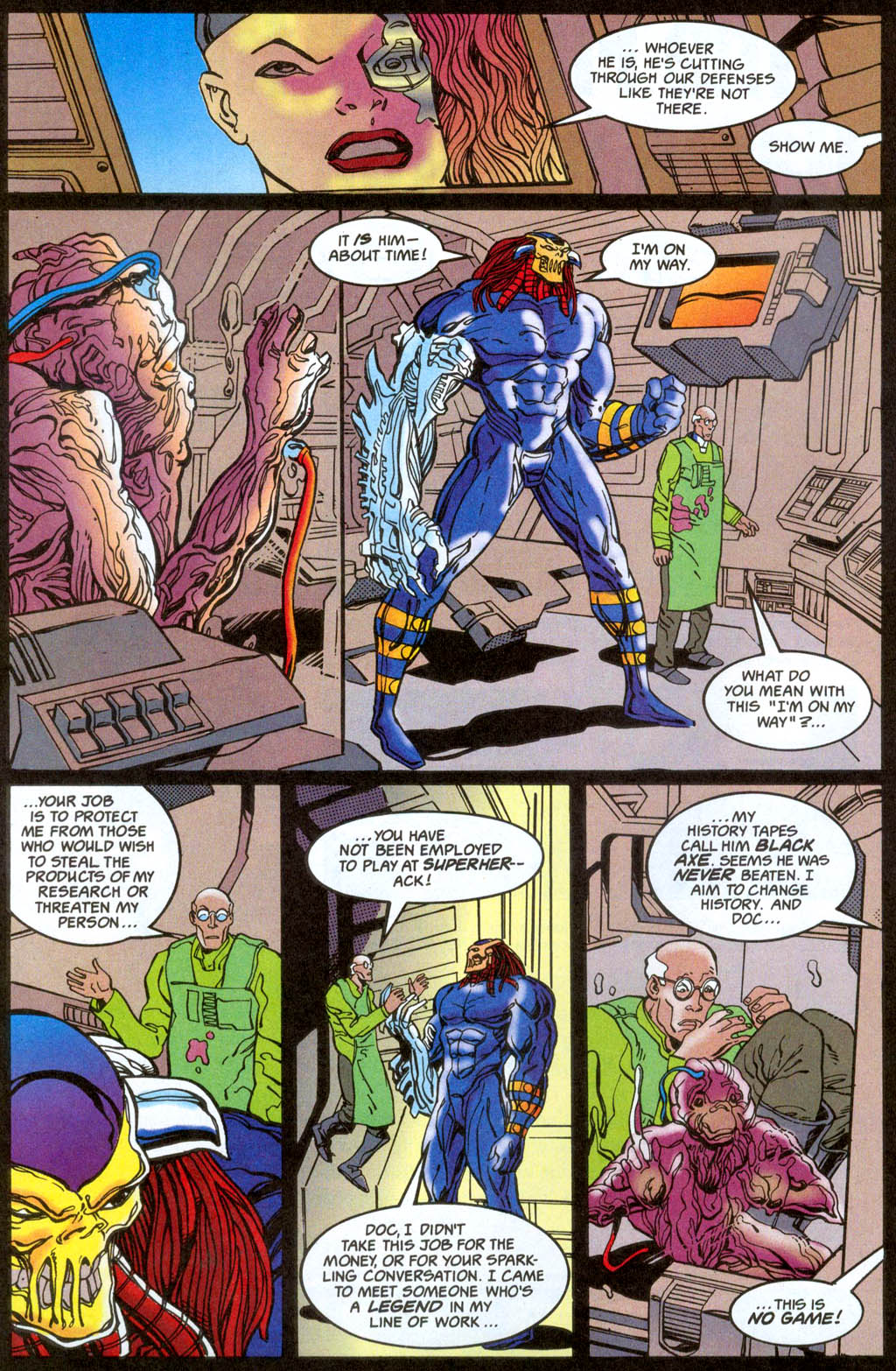 Read online Black Axe comic -  Issue #1 - 9