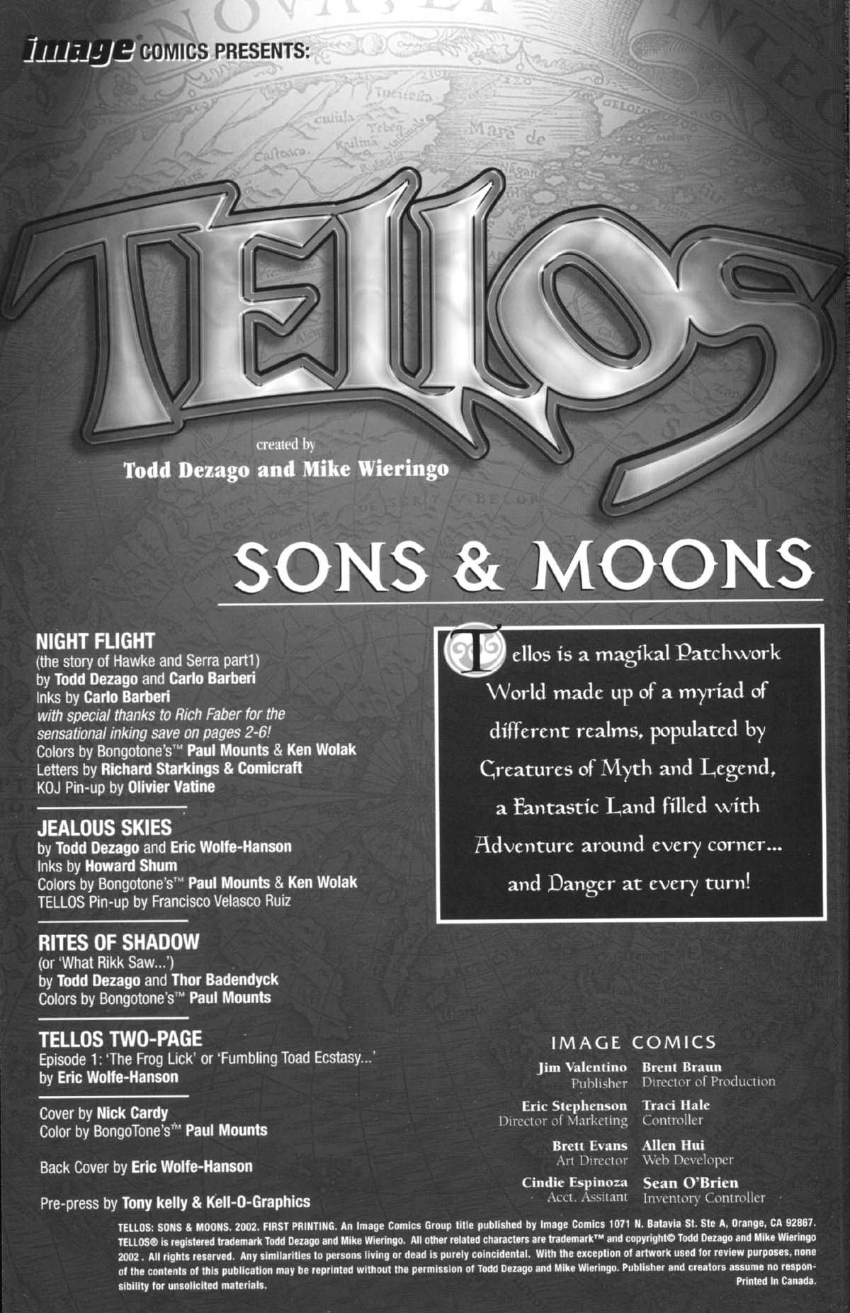 Read online Tellos: Sons & Moons comic -  Issue # Full - 2