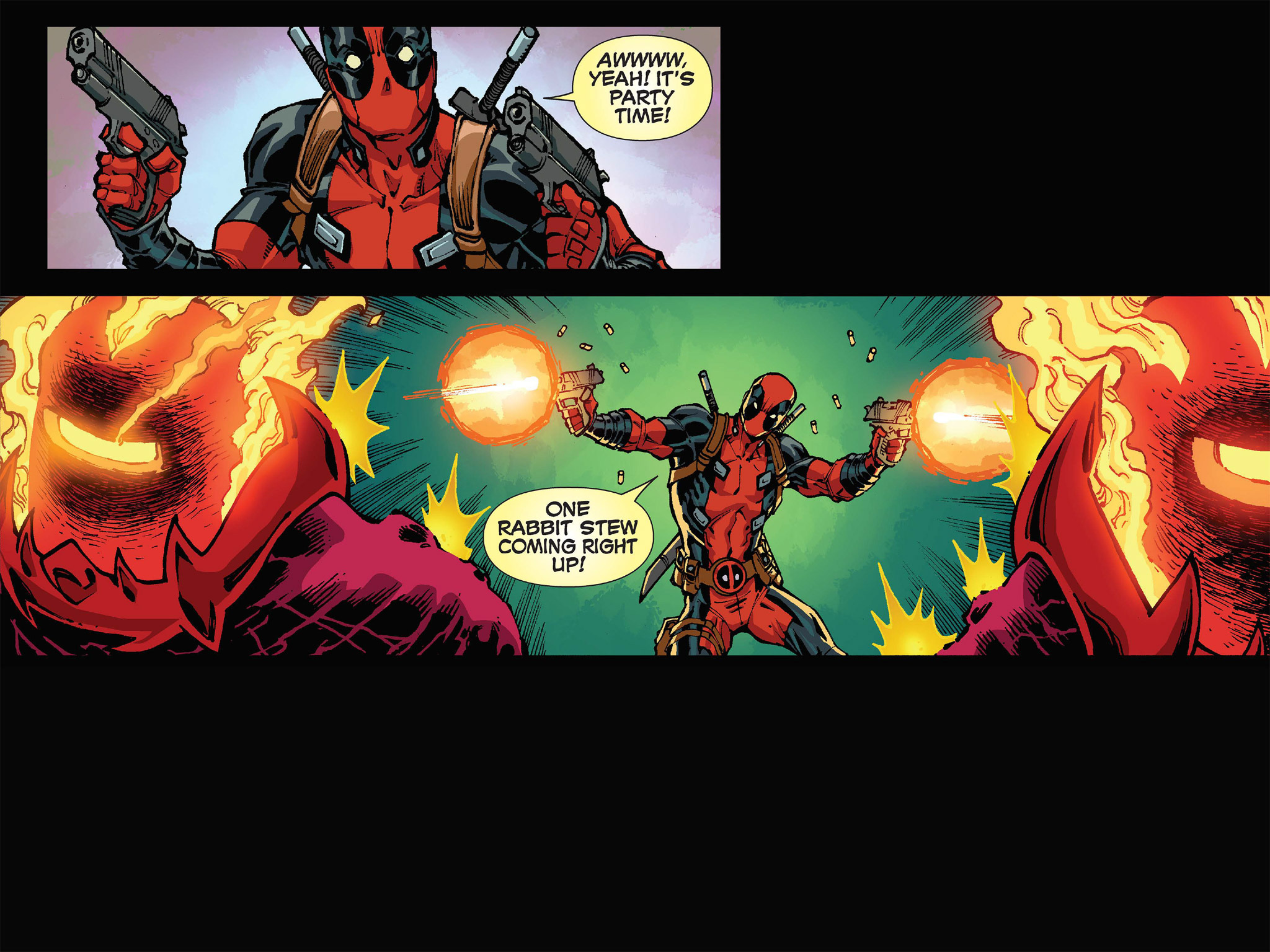 Read online Deadpool: Too Soon? Infinite Comic comic -  Issue #5 - 34