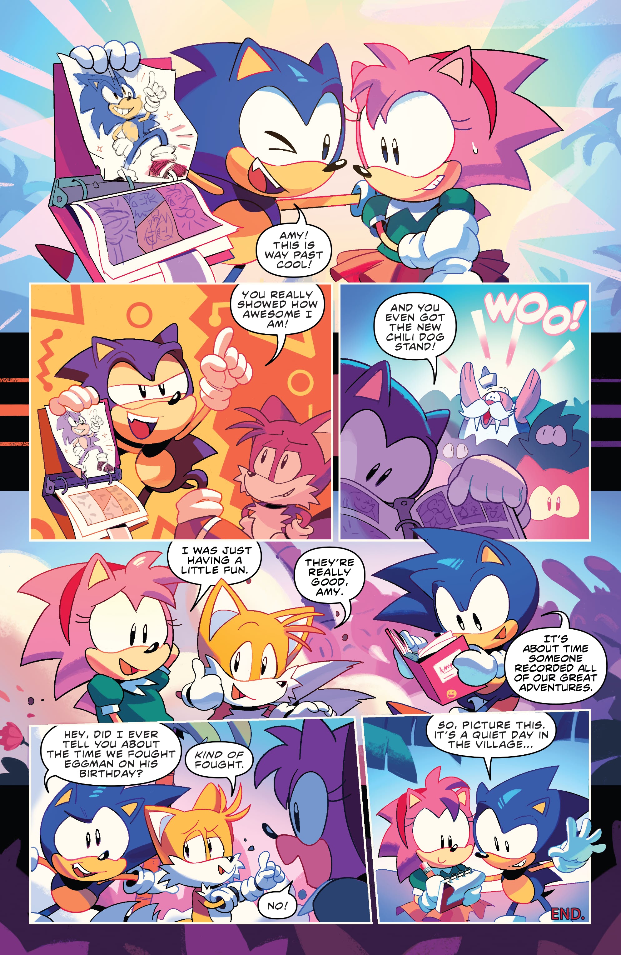 Read online Free Comic Book Day 2021 comic -  Issue # Sonic the Hedgehog 30th Anniversary Special - 11
