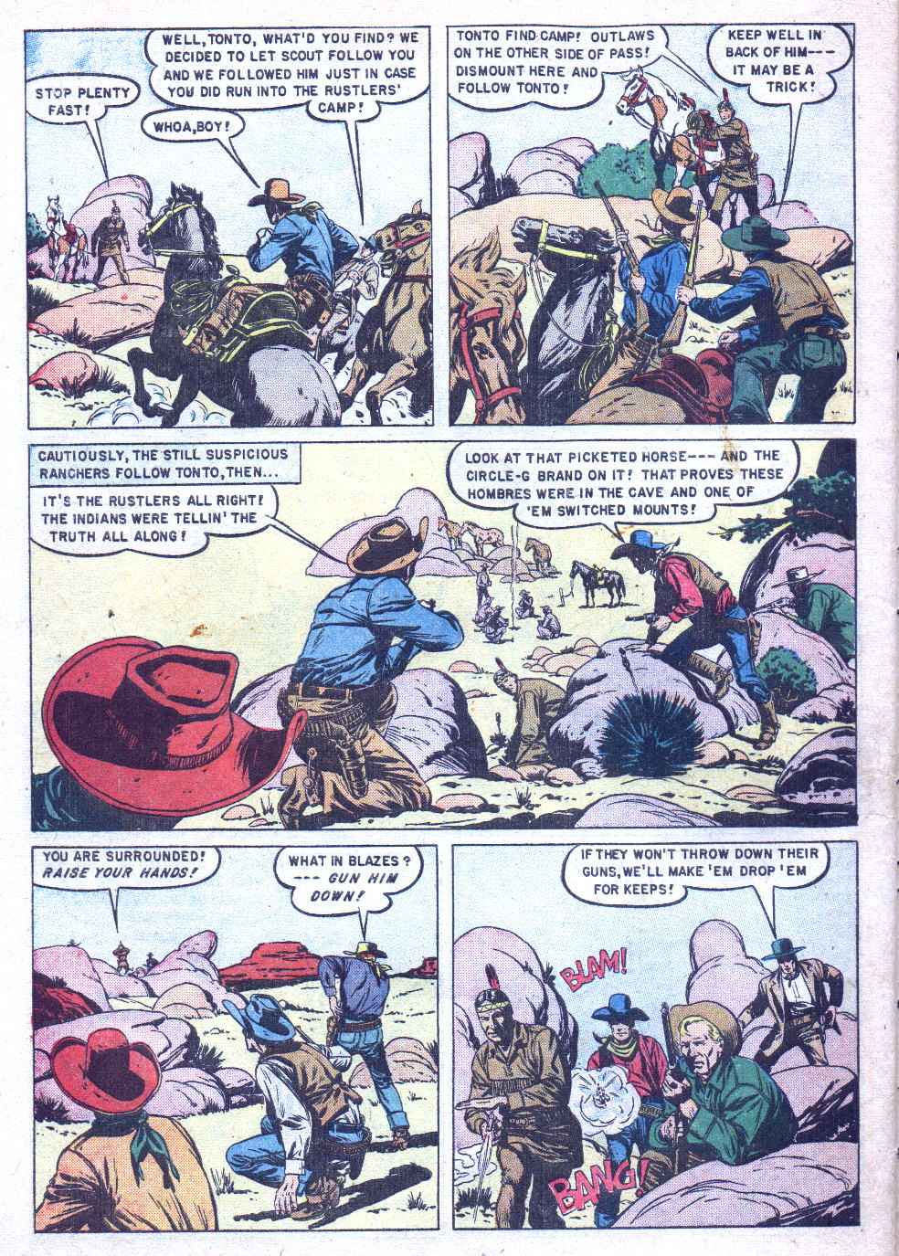 Read online Lone Ranger's Companion Tonto comic -  Issue #8 - 34