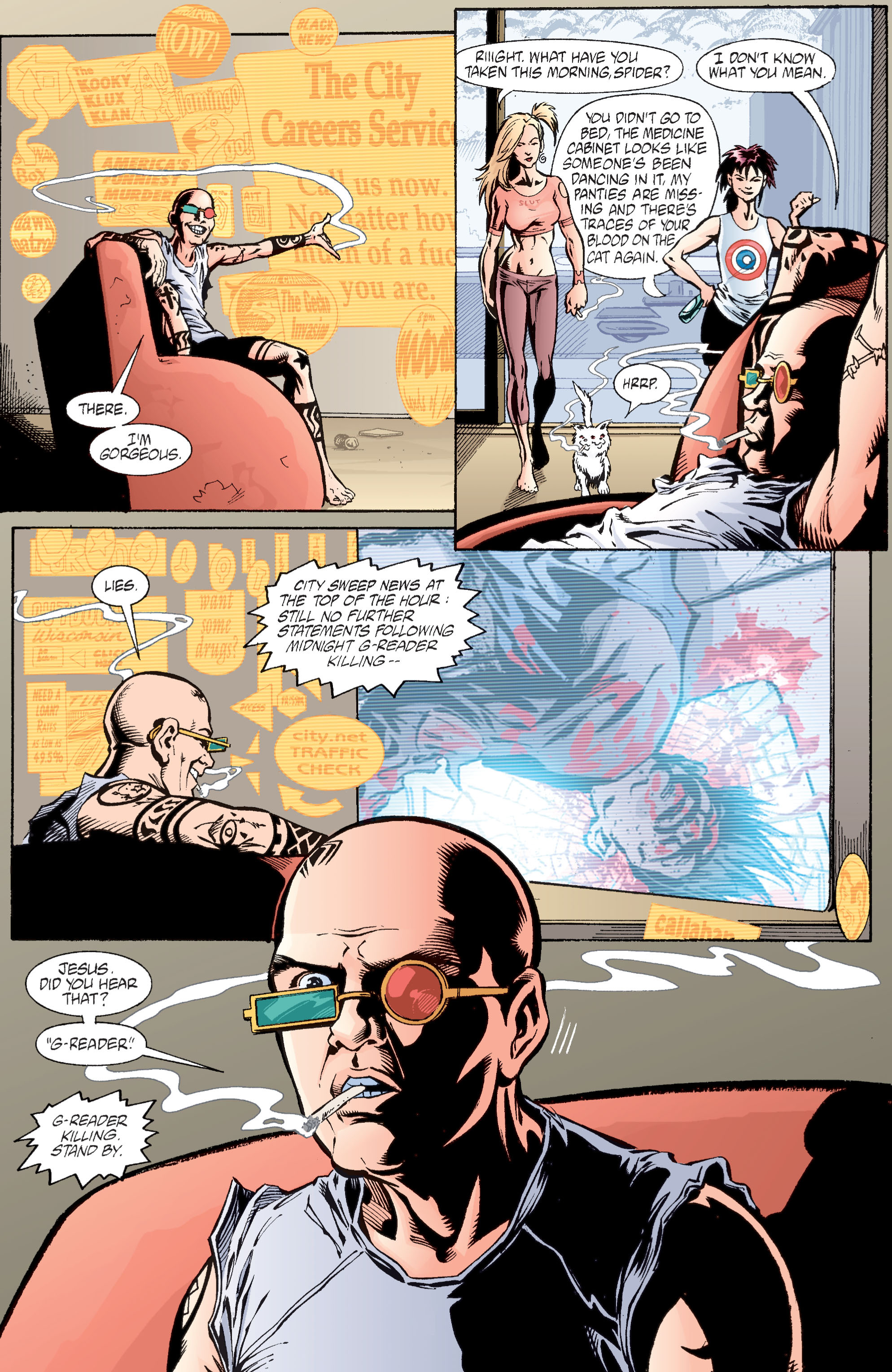 Read online Transmetropolitan comic -  Issue #28 - 12