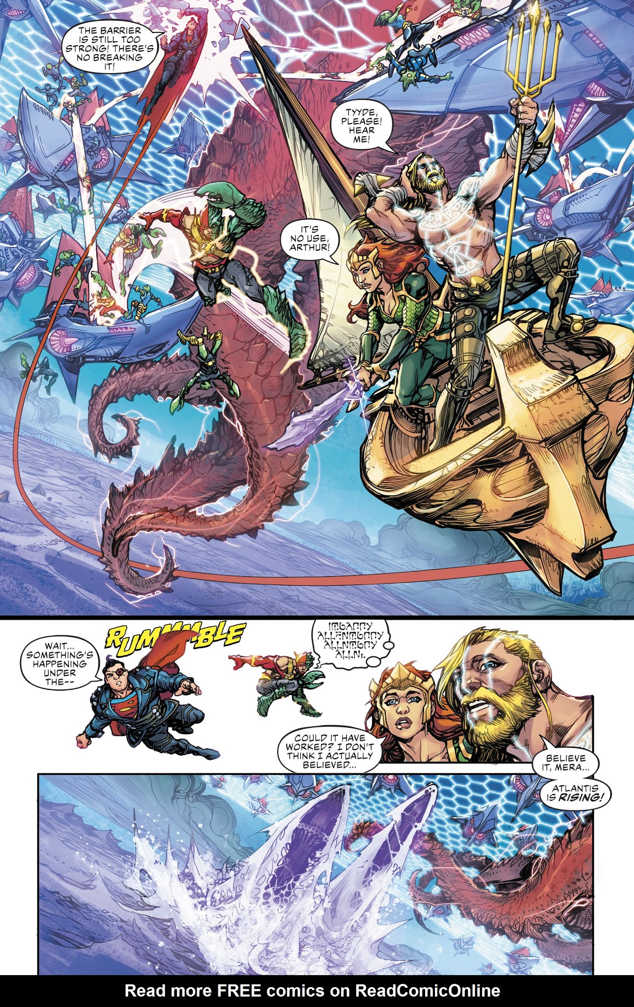 Read online Aquaman/Justice League: Drowned Earth Special comic -  Issue # Full - 17