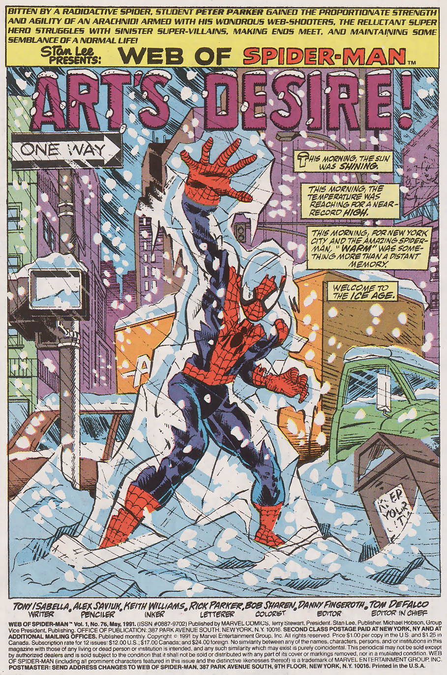 Read online Web of Spider-Man (1985) comic -  Issue #76 - 2