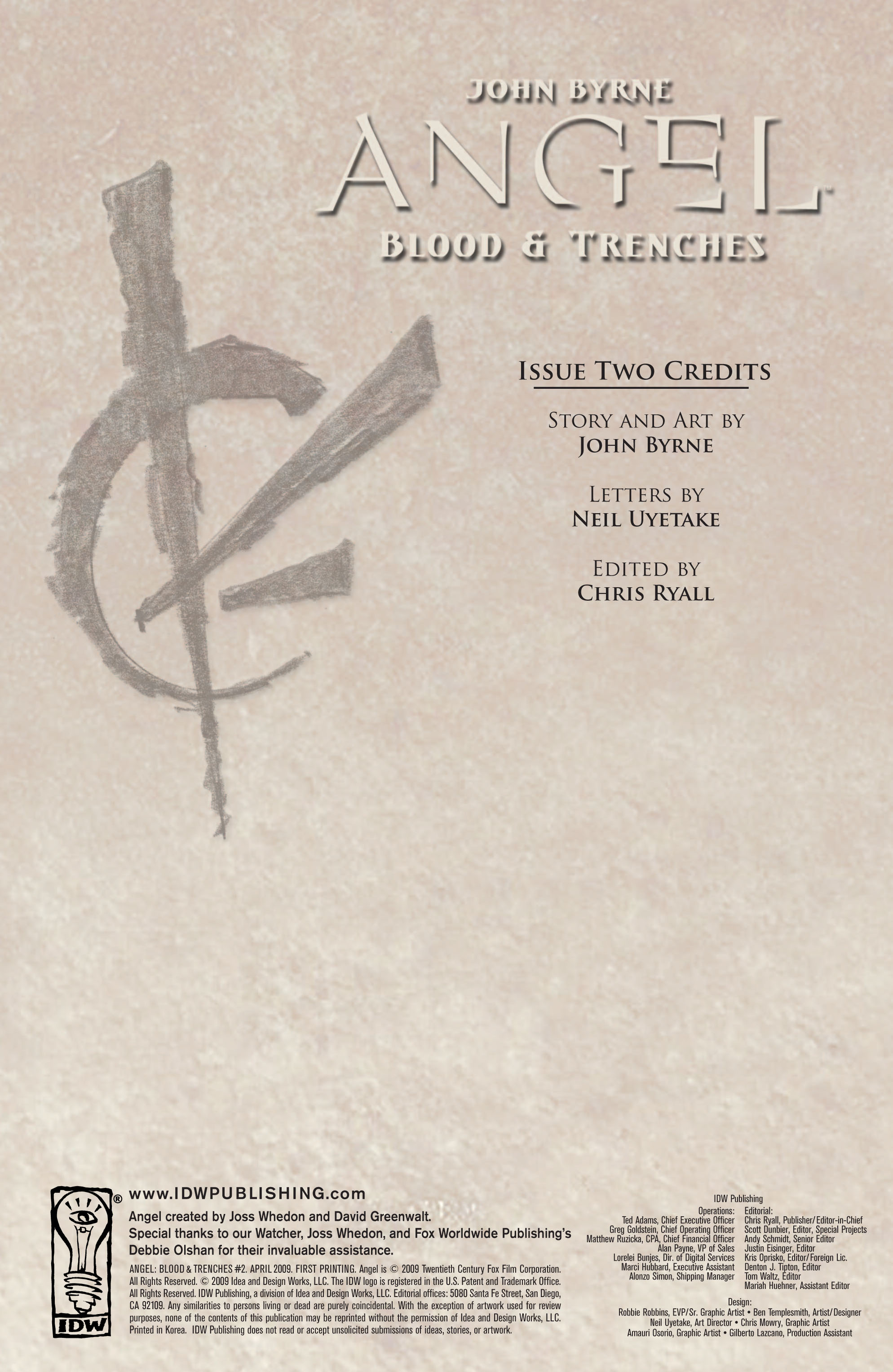 Read online Angel: Blood & Trenches comic -  Issue # _TPB - 32