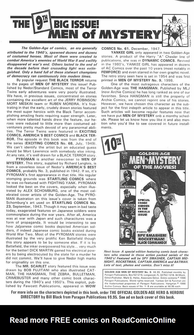 Read online Golden-Age Men of Mystery comic -  Issue #9 - 2