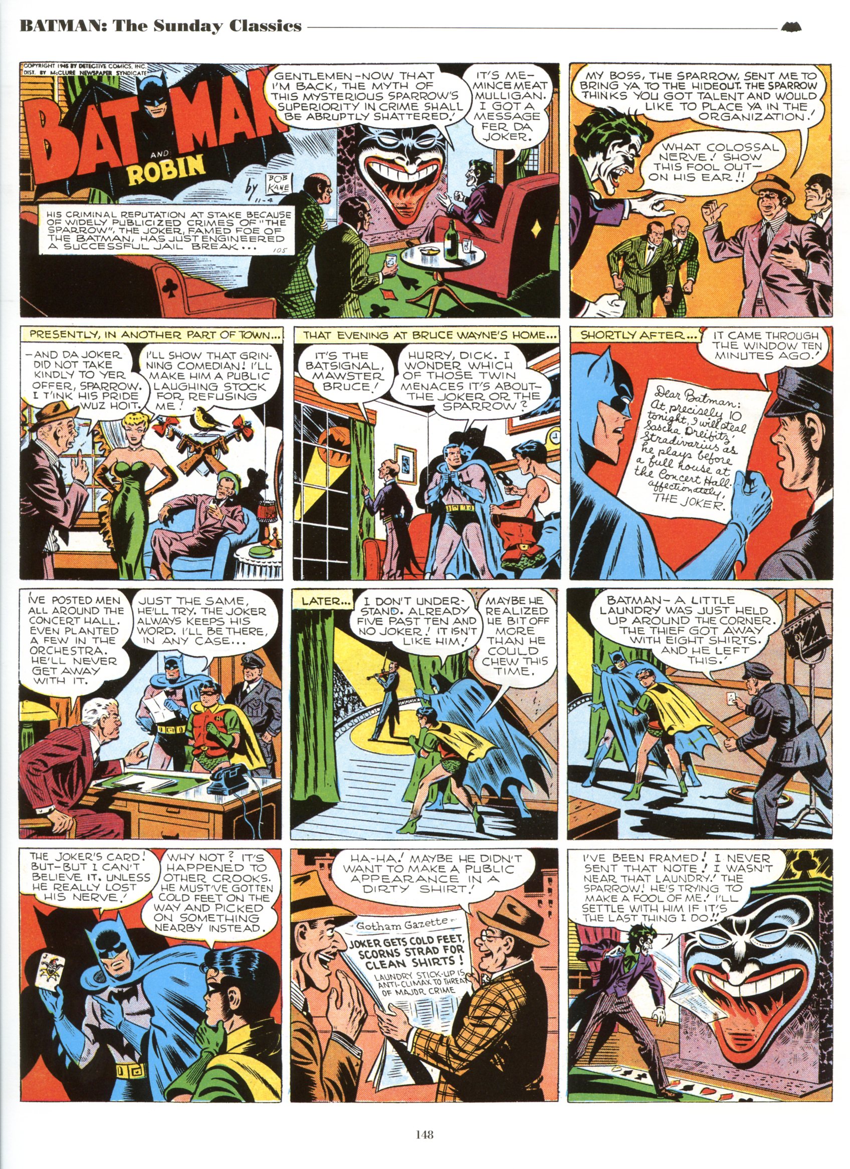 Read online Batman: The Sunday Classics comic -  Issue # TPB - 154