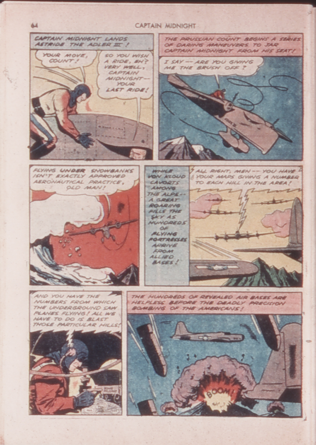 Read online Captain Midnight (1942) comic -  Issue #14 - 62