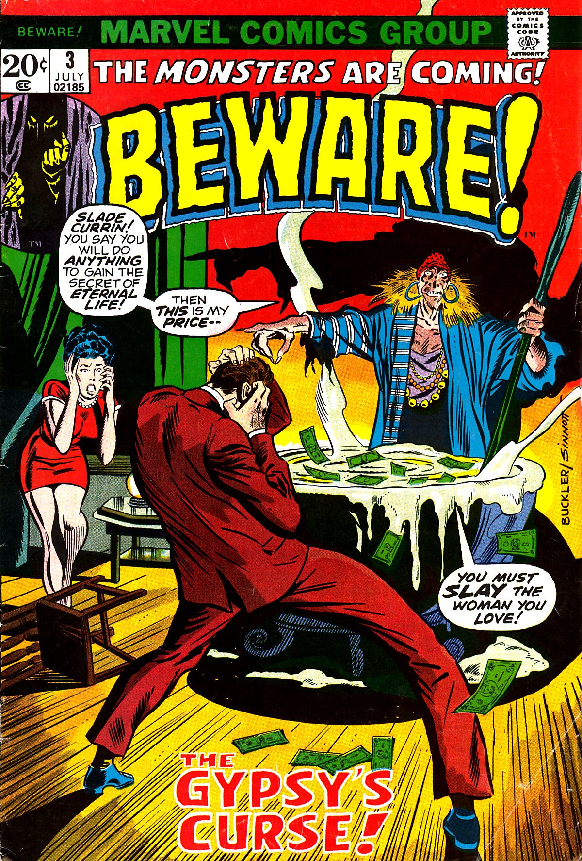 Read online Beware! (1973) comic -  Issue #3 - 1