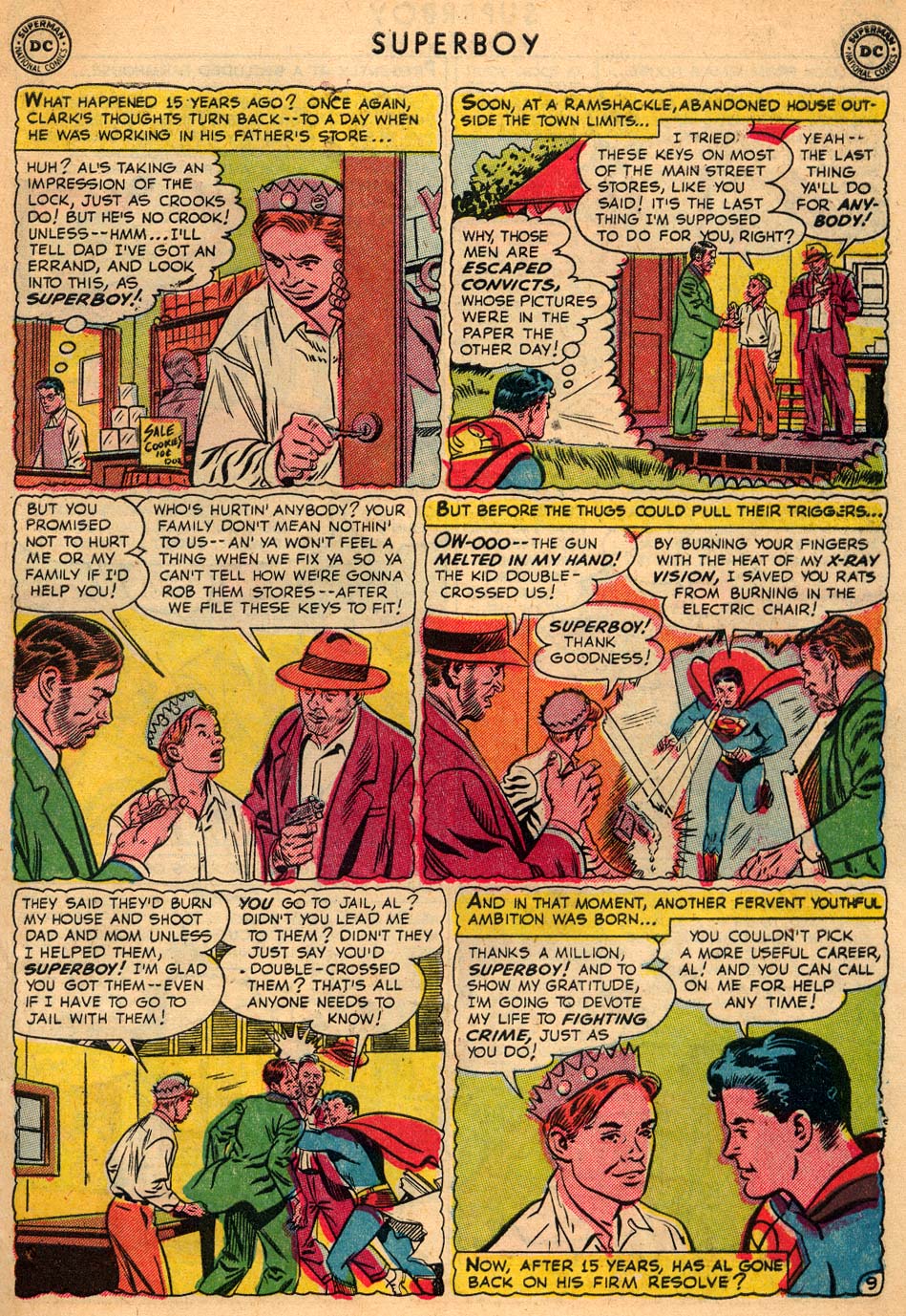 Read online Superboy (1949) comic -  Issue #15 - 39