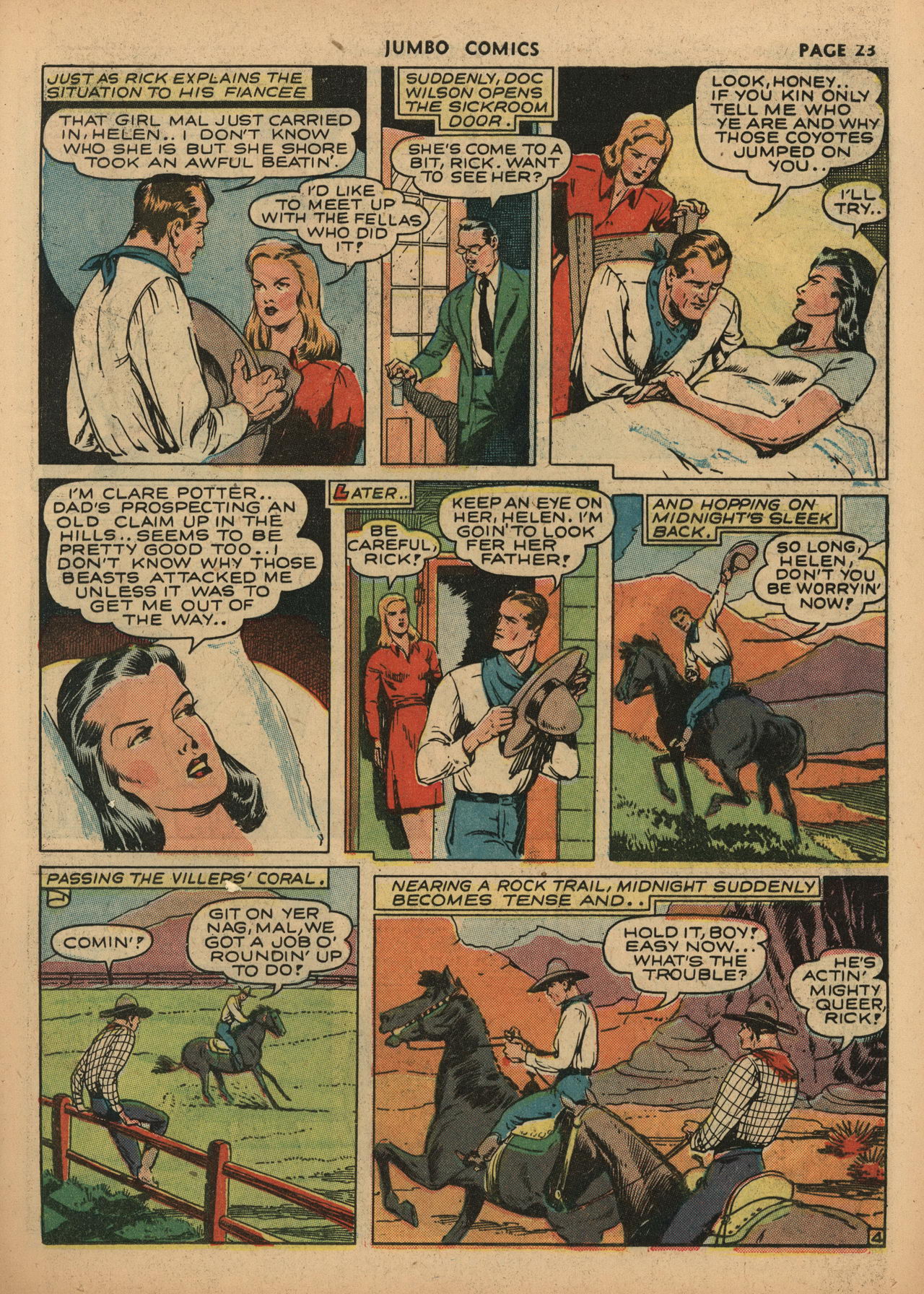 Read online Jumbo Comics comic -  Issue #37 - 25