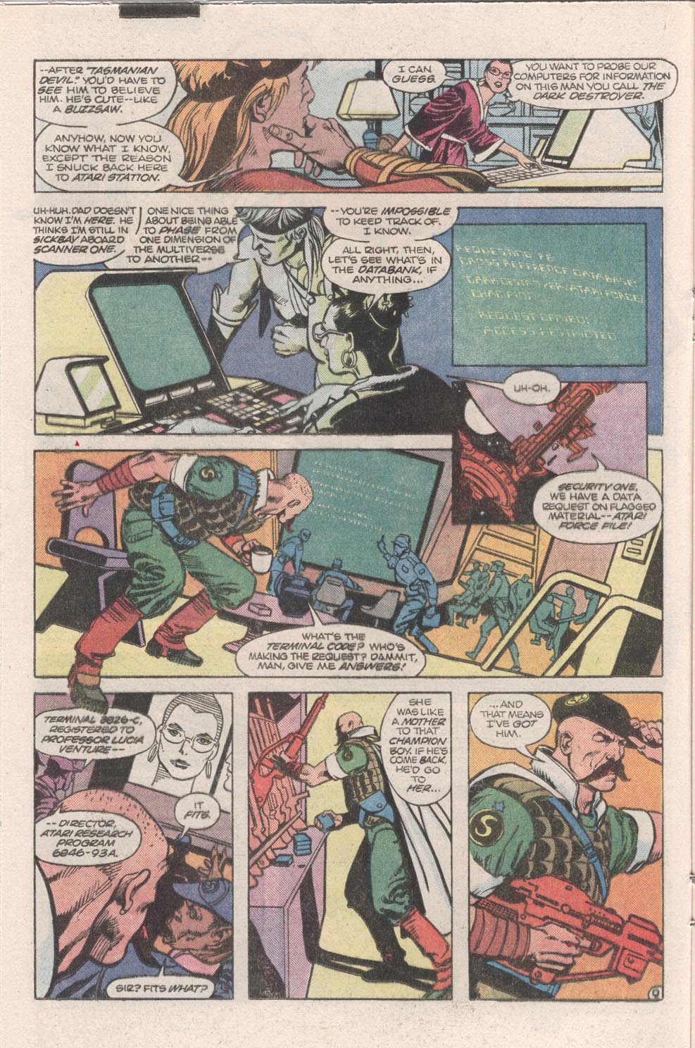 Read online Atari Force (1984) comic -  Issue #9 - 10