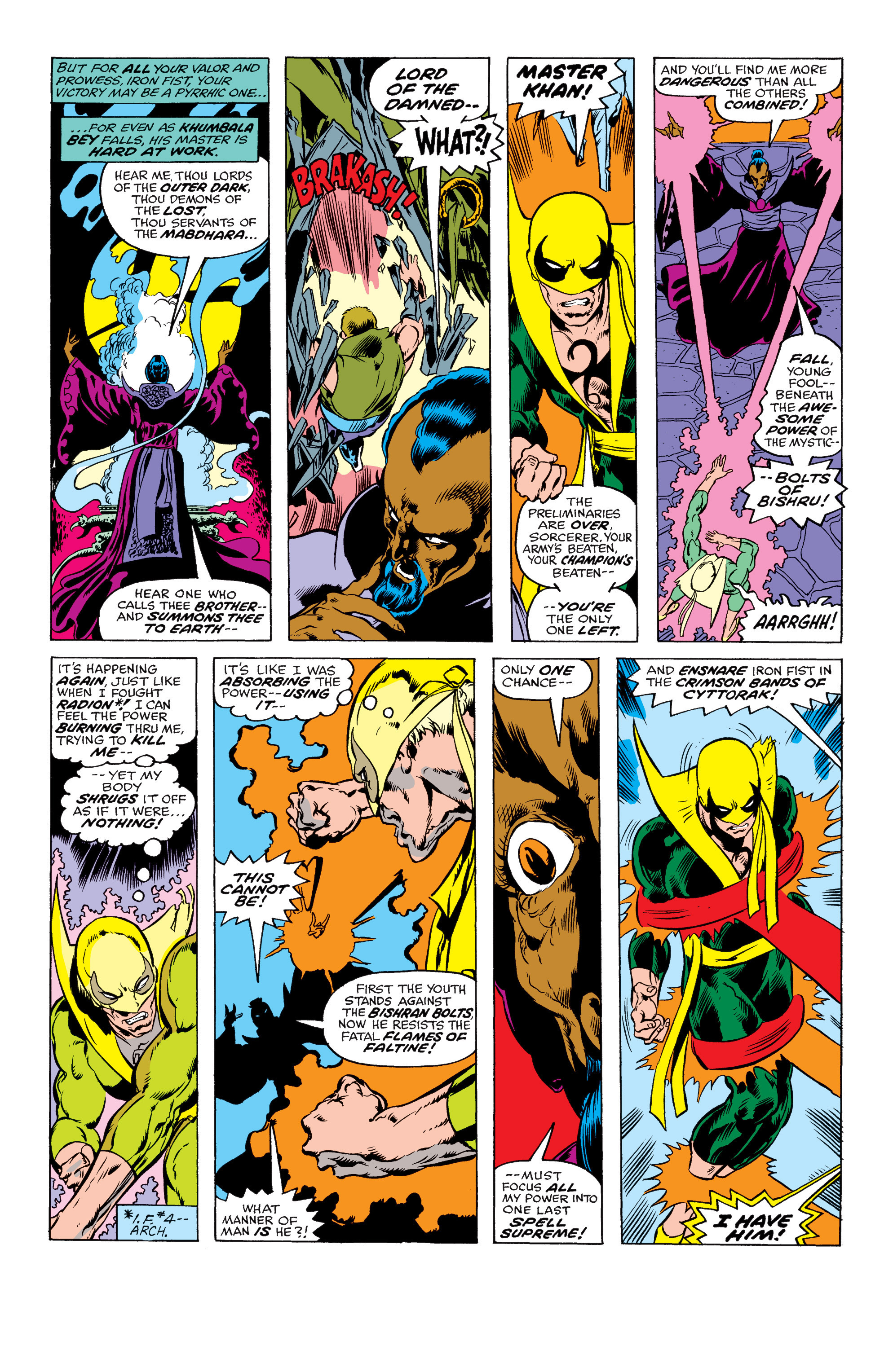 Read online Iron Fist (1975) comic -  Issue #7 - 12