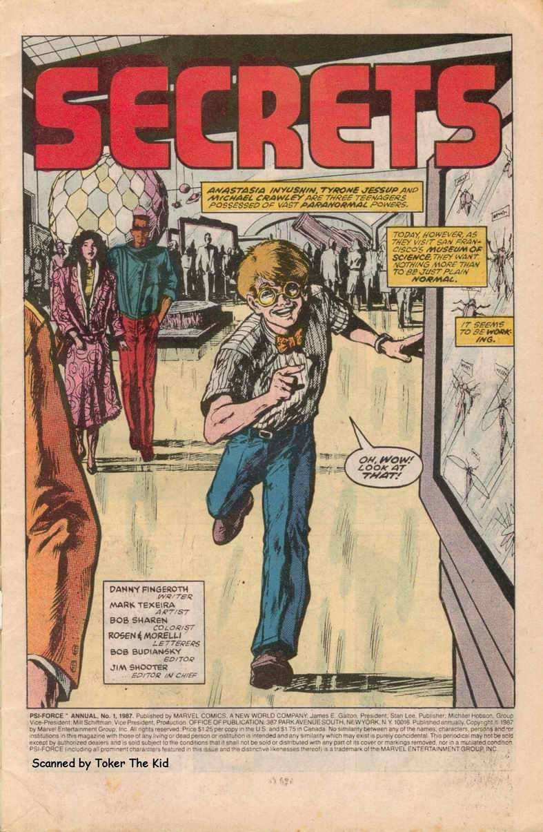 Read online Psi-Force comic -  Issue # _Annual 1 - 2