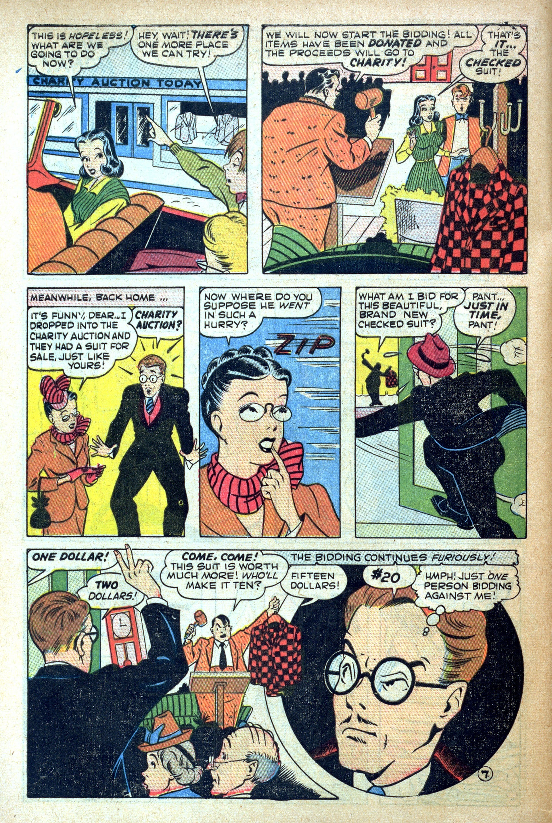 Read online Mitzi's Boy Friend comic -  Issue #3 - 28