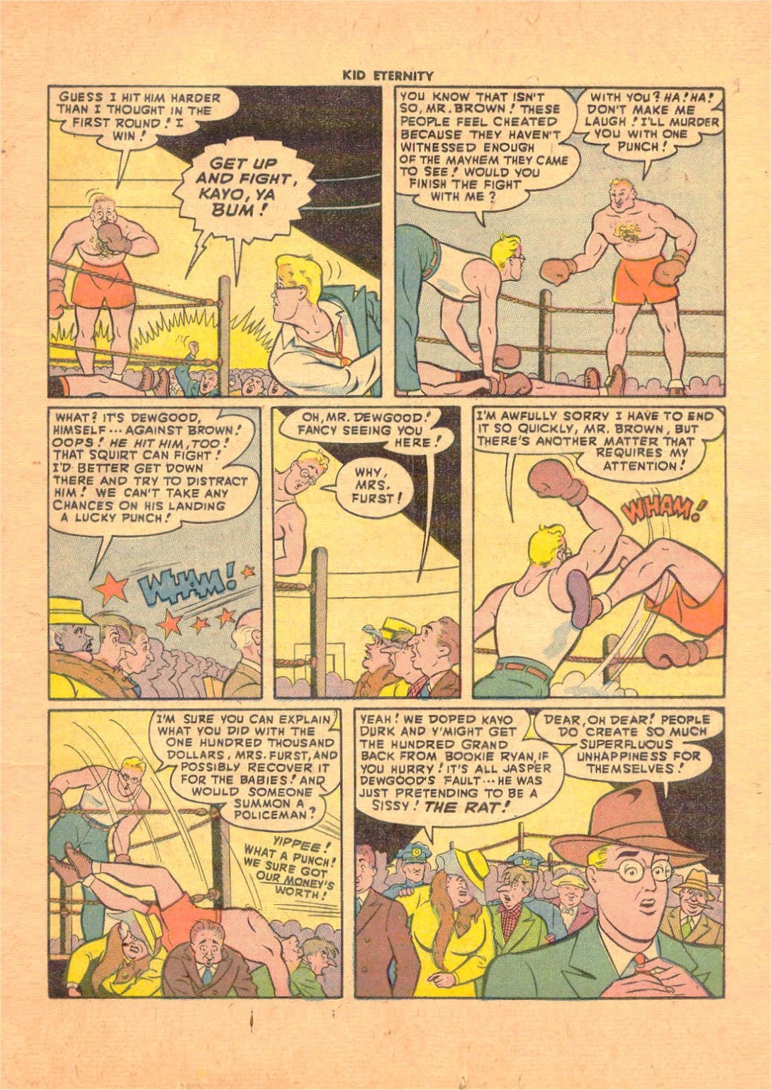 Read online Kid Eternity (1946) comic -  Issue #8 - 33