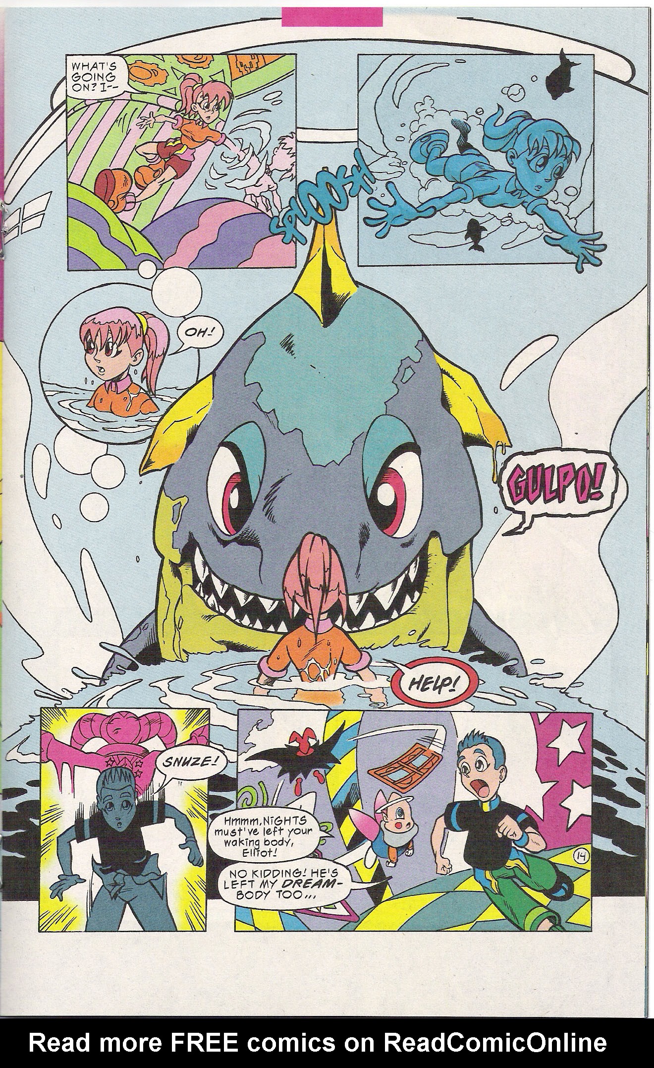 Read online NiGHTS into Dreams... comic -  Issue #2 - 16