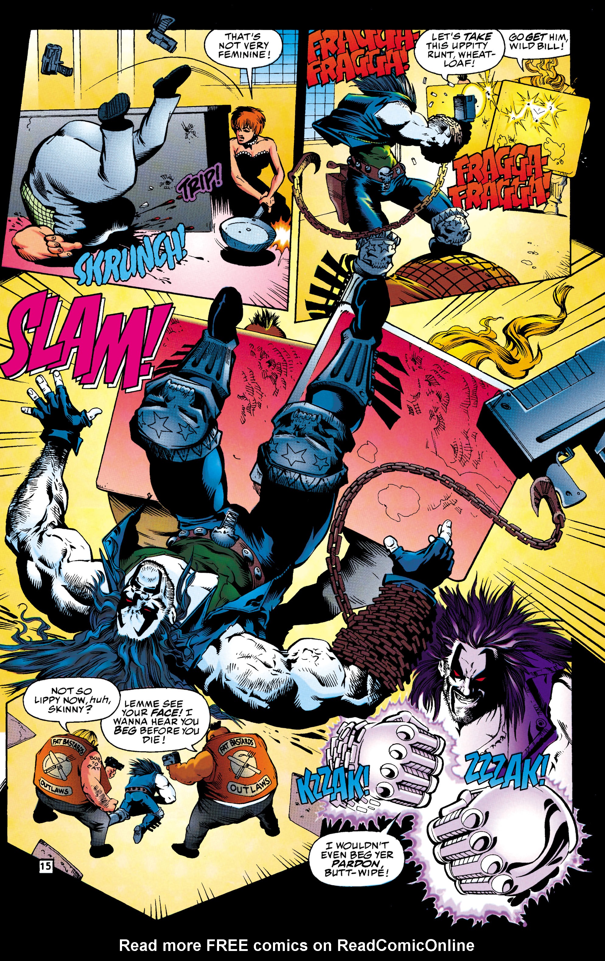 Read online Lobo (1993) comic -  Issue #28 - 16