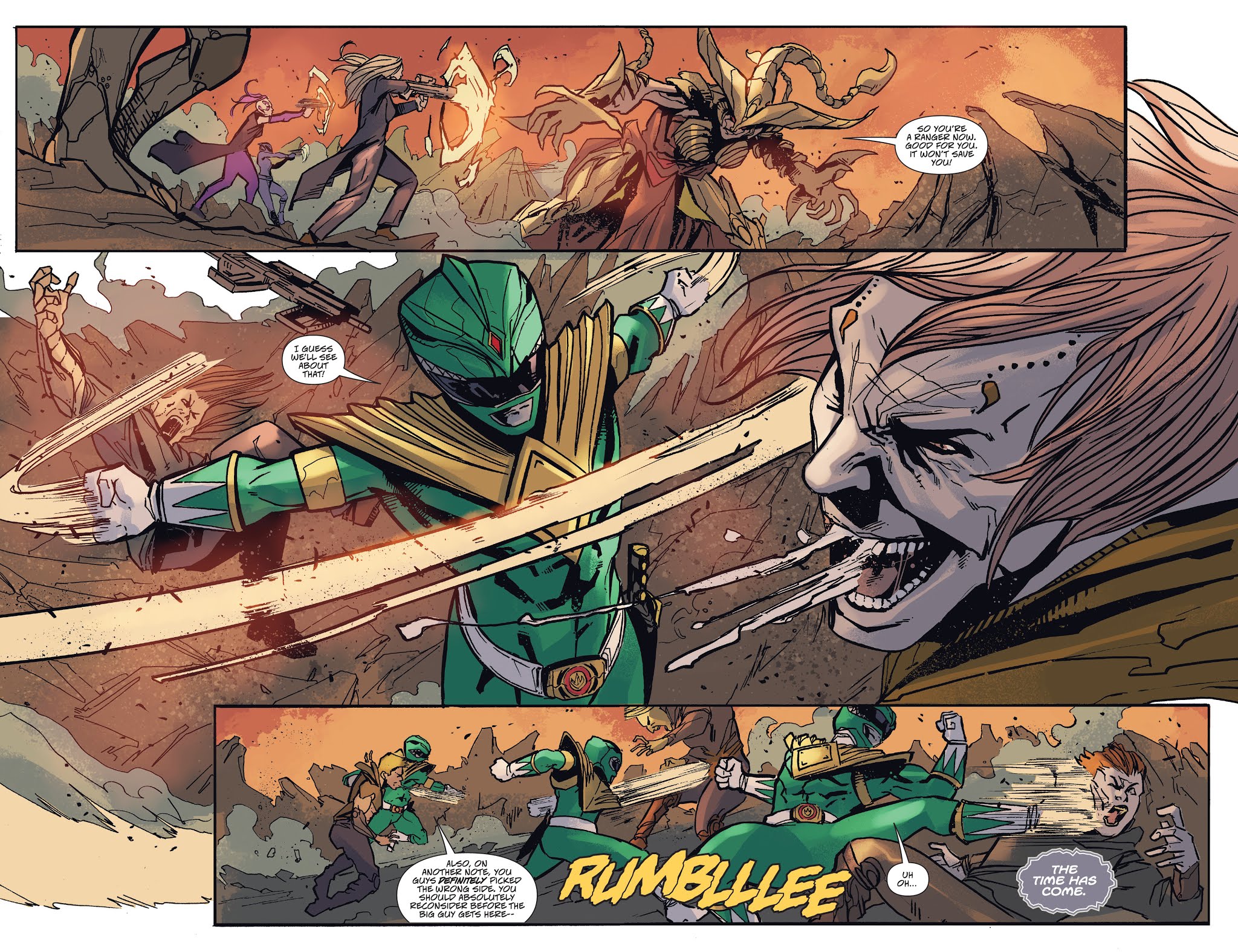 Read online Saban's Power Rangers: Soul of the Dragon comic -  Issue # TPB - 88