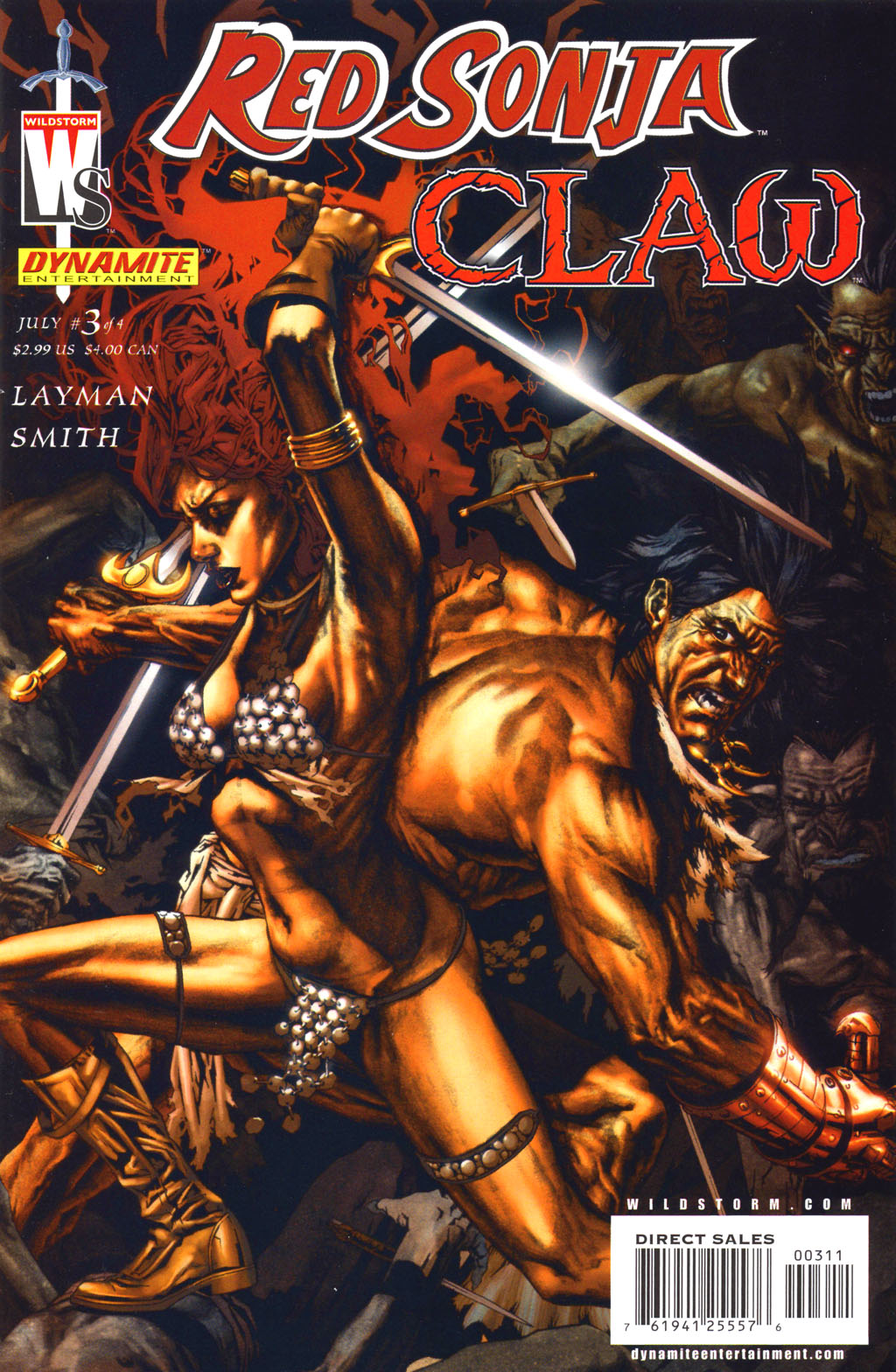 Read online Red Sonja/Claw: The Devil's Hands comic -  Issue #3 - 1