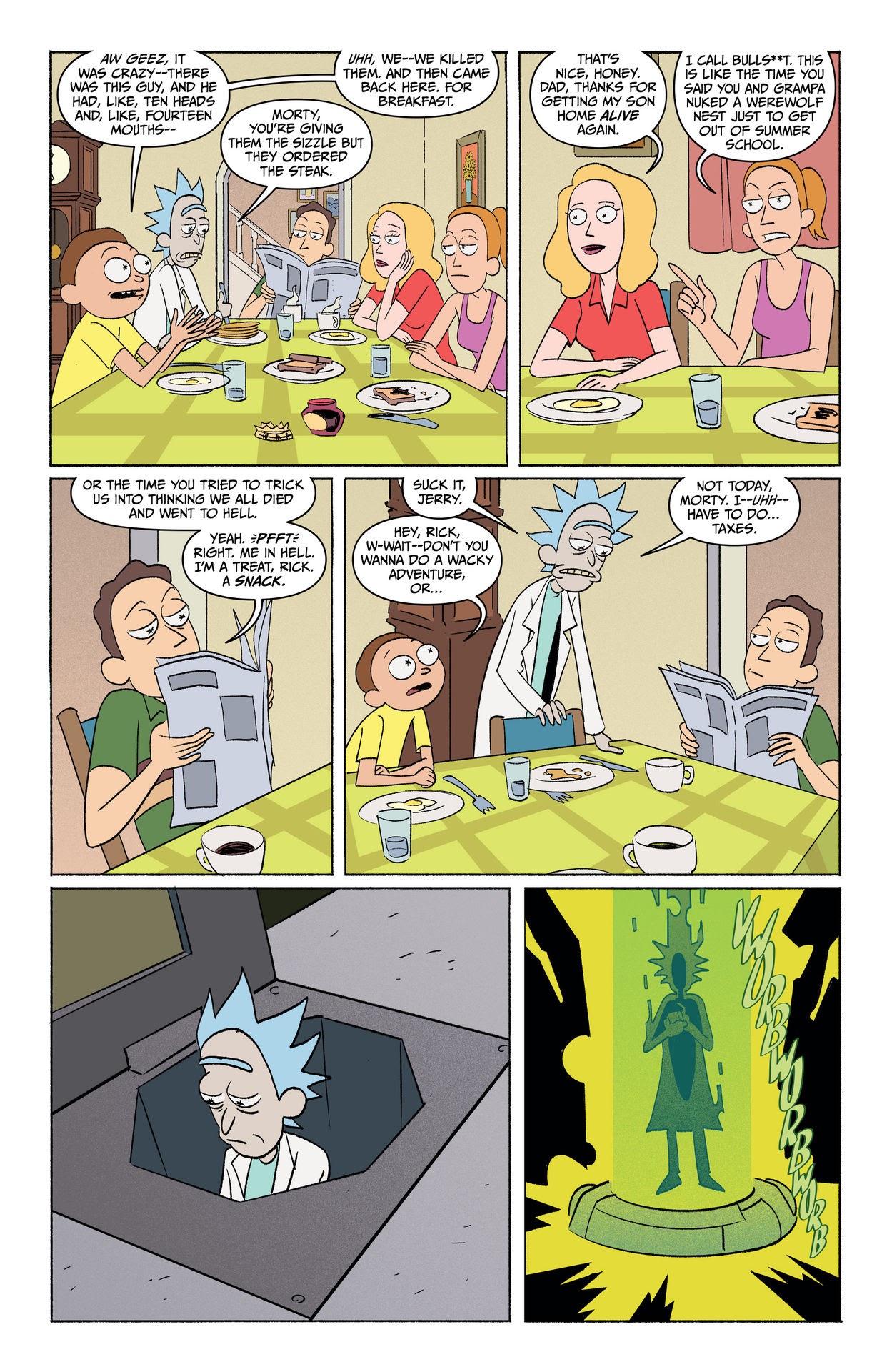 Read online Rick and Morty: Go to Hell comic -  Issue #5 - 23