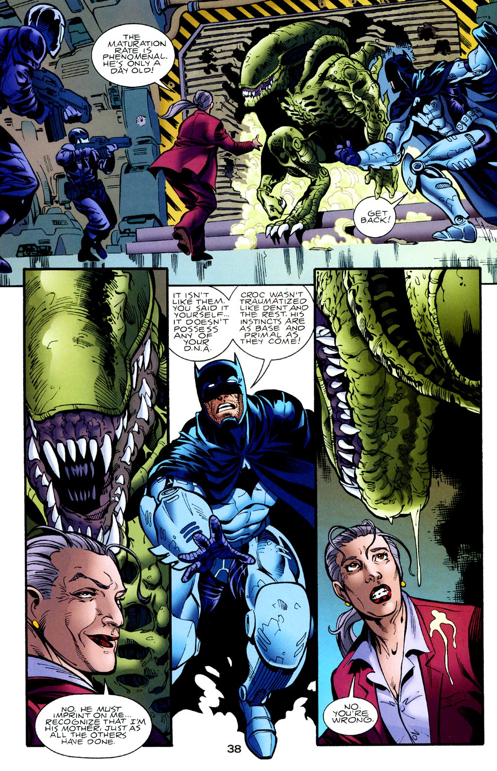 Read online Batman/Aliens II comic -  Issue #3 - 36