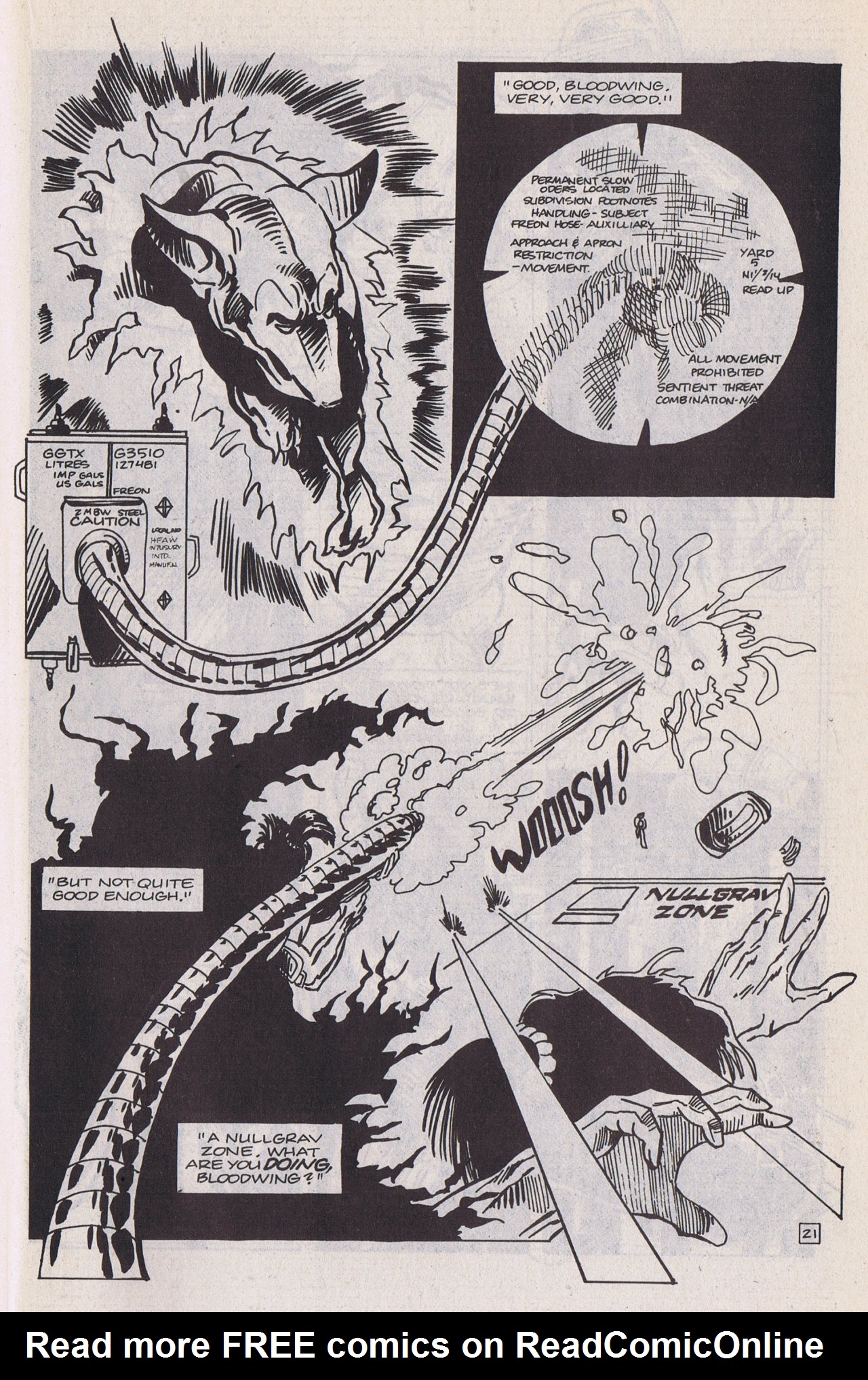 Read online Blood Wing comic -  Issue #3 - 23