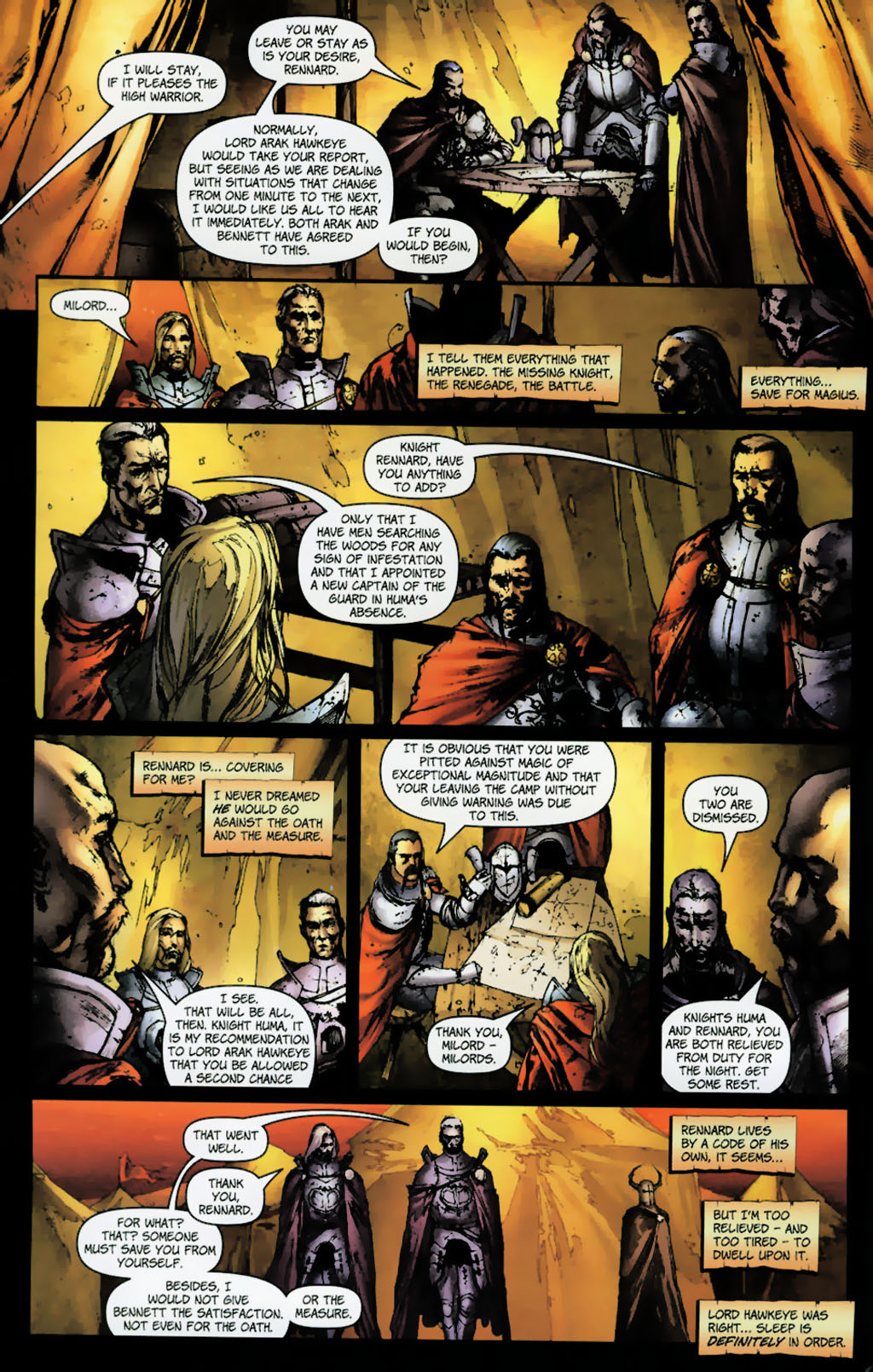 Read online Dragonlance: The Legend of Huma comic -  Issue #4 - 7