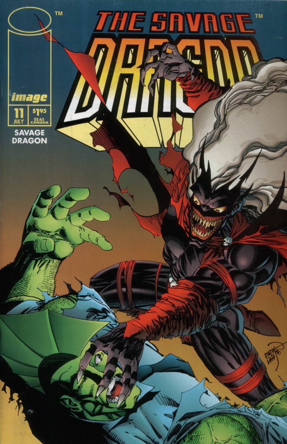 Read online The Savage Dragon (1993) comic -  Issue #11 - 1