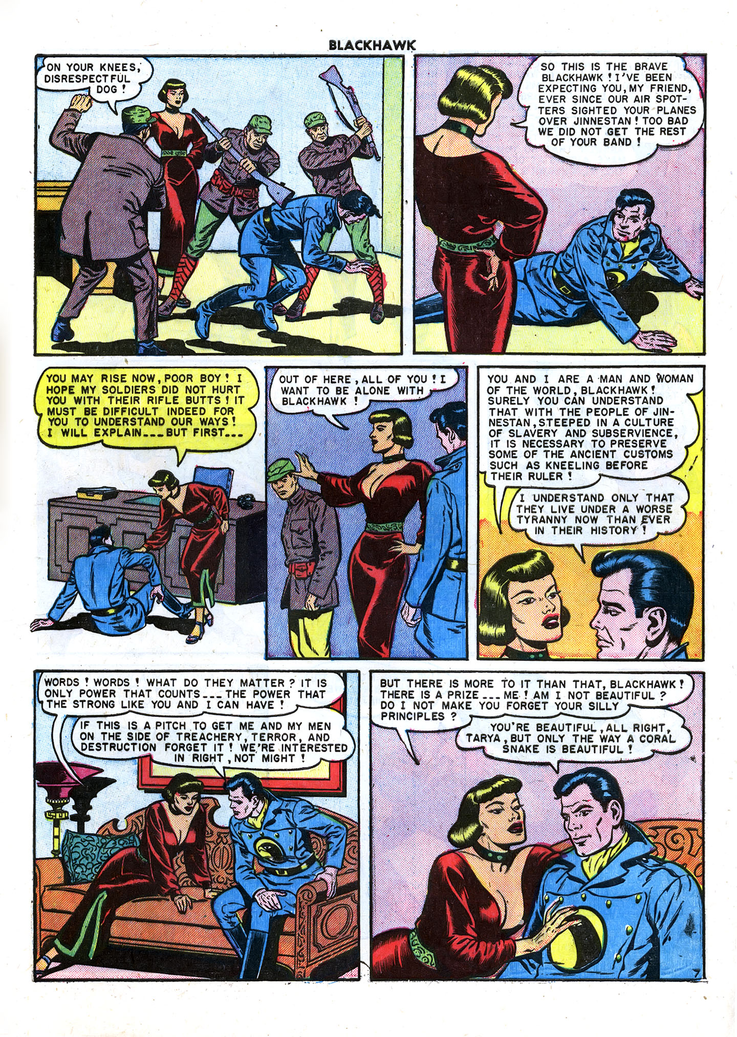 Read online Blackhawk (1957) comic -  Issue #36 - 9