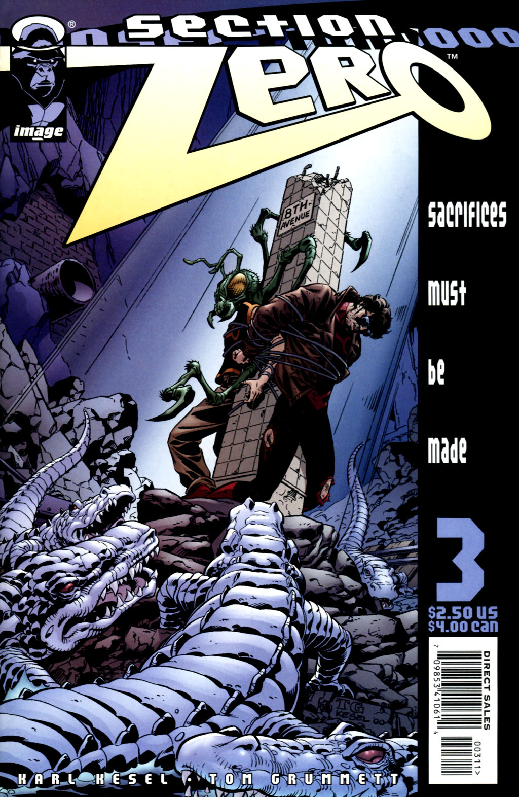 Read online Section Zero comic -  Issue #3 - 1