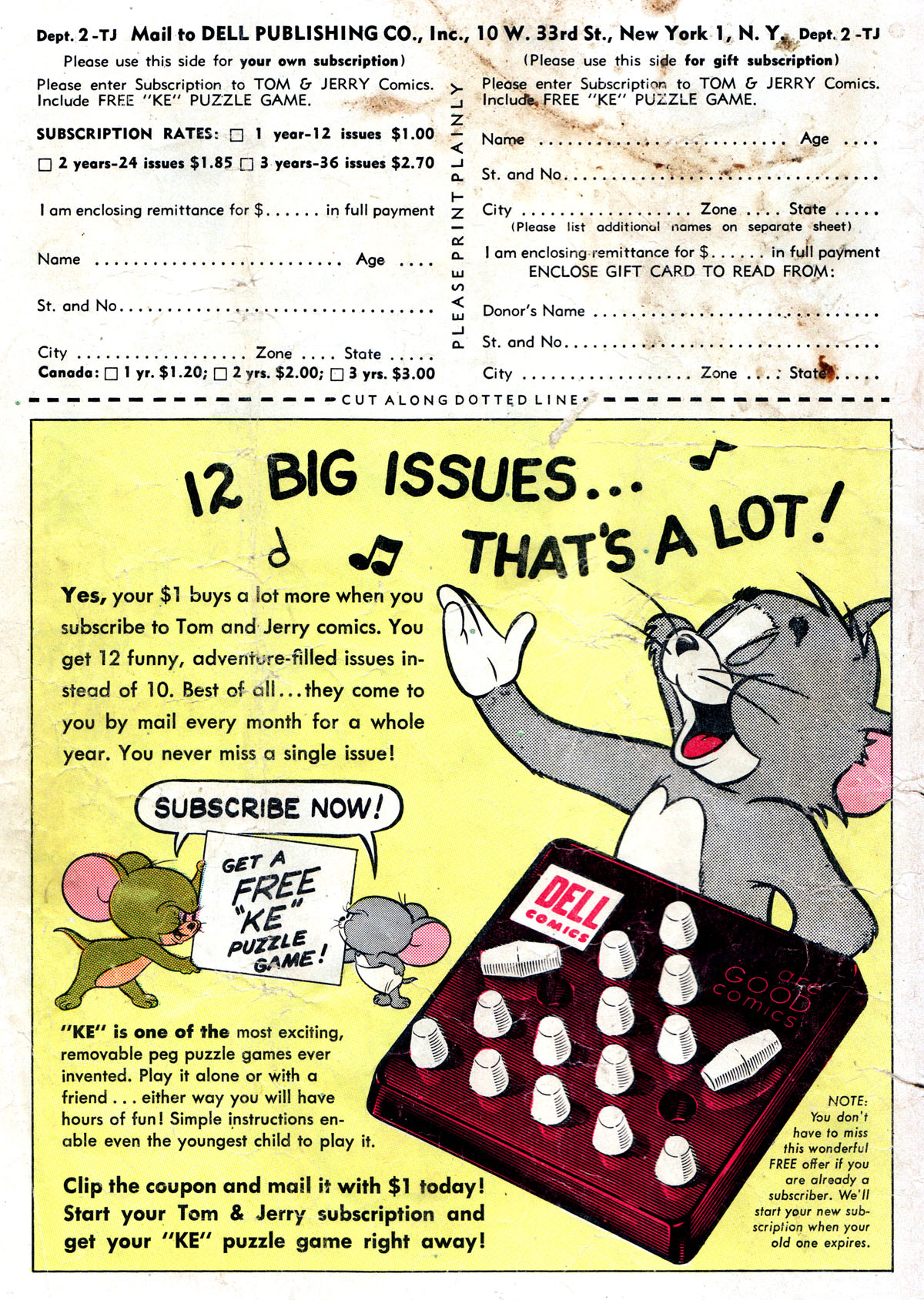 Read online Tom & Jerry Comics comic -  Issue #127 - 36