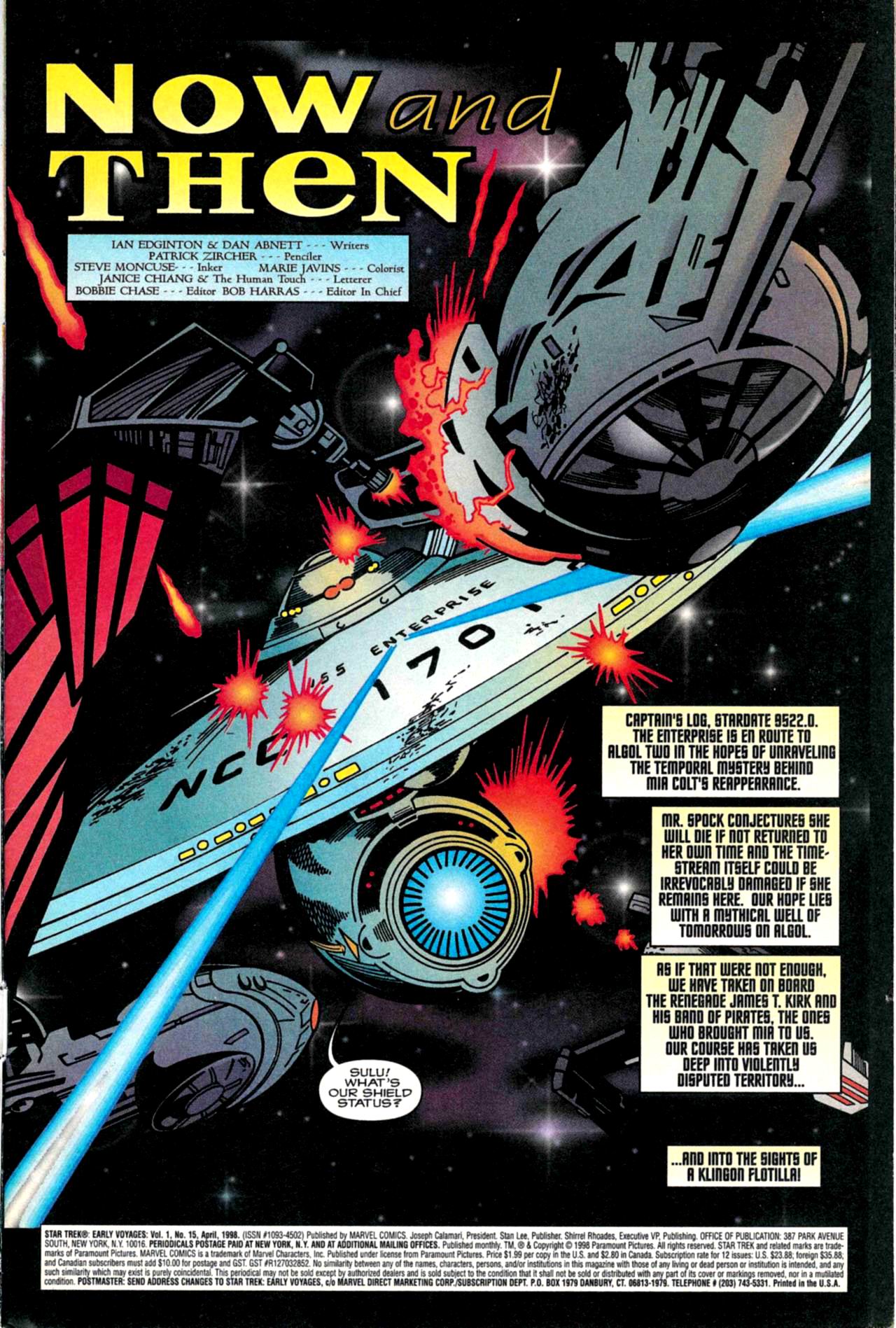 Read online Star Trek: Early Voyages comic -  Issue #15 - 4