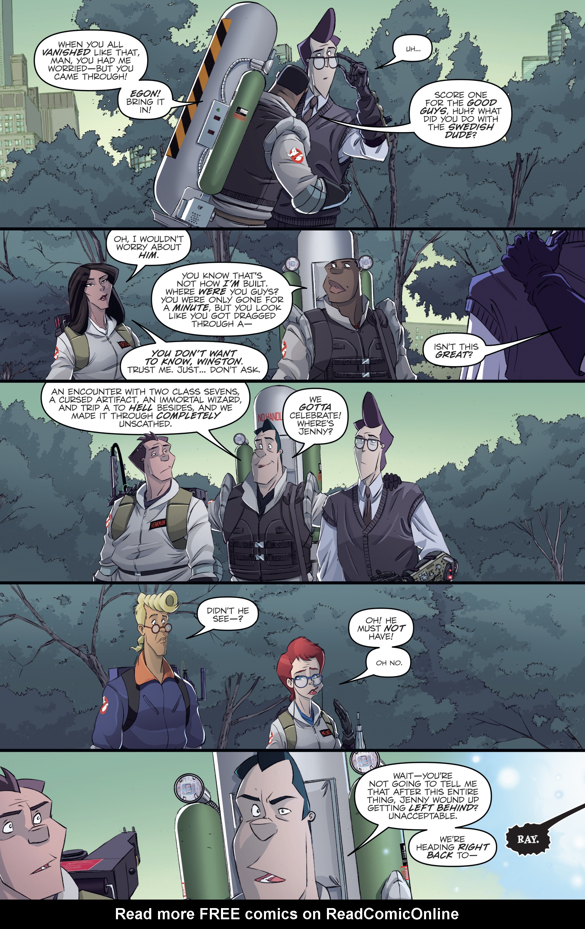 Read online Ghostbusters: International comic -  Issue #11 - 22