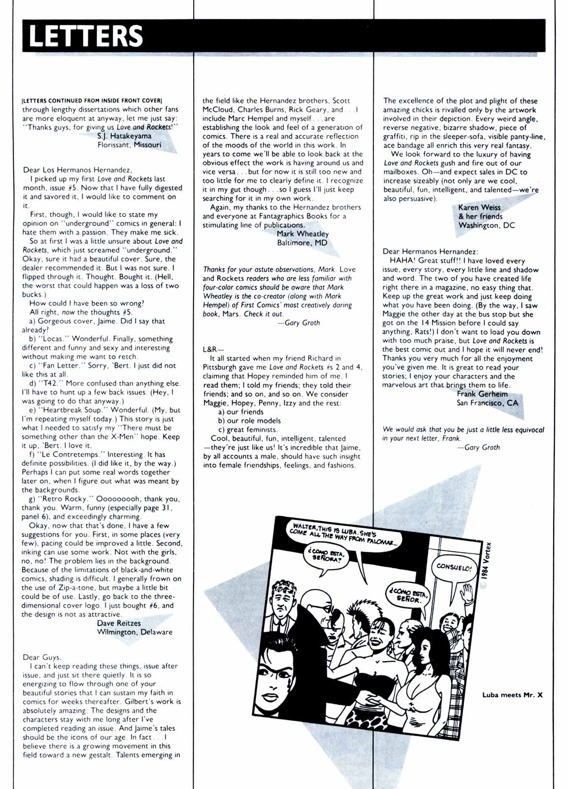 Read online Love and Rockets (1982) comic -  Issue #9 - 33