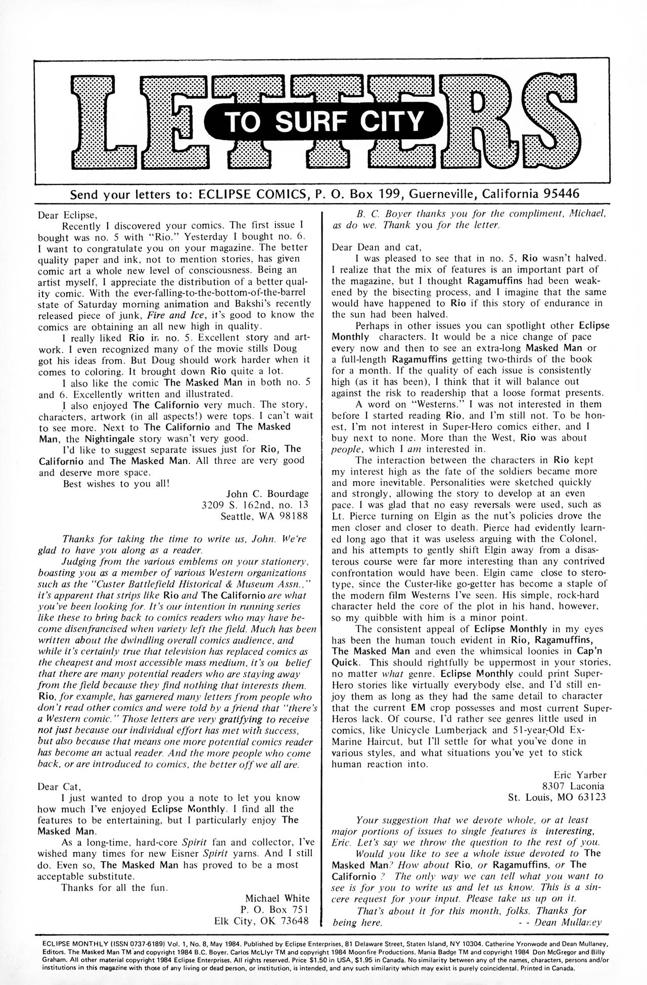 Read online Eclipse Monthly comic -  Issue #8 - 2