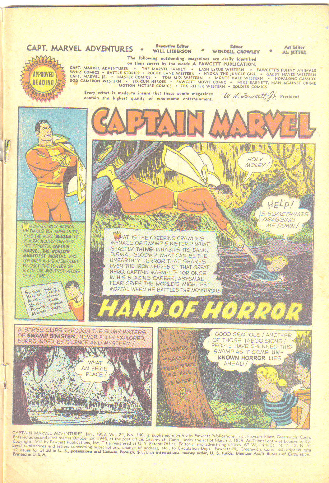 Read online Captain Marvel Adventures comic -  Issue #140 - 3
