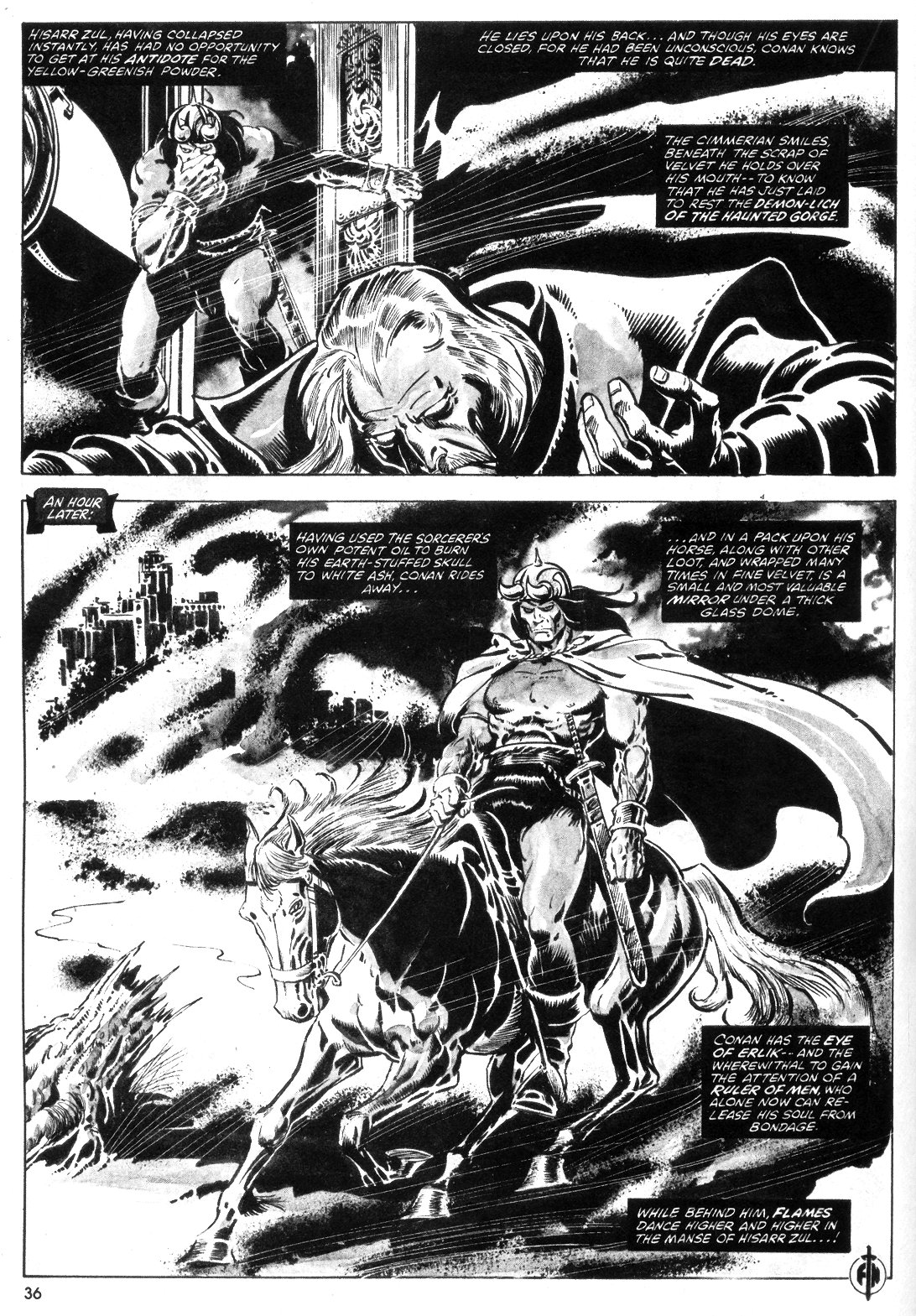 Read online The Savage Sword Of Conan comic -  Issue #55 - 36