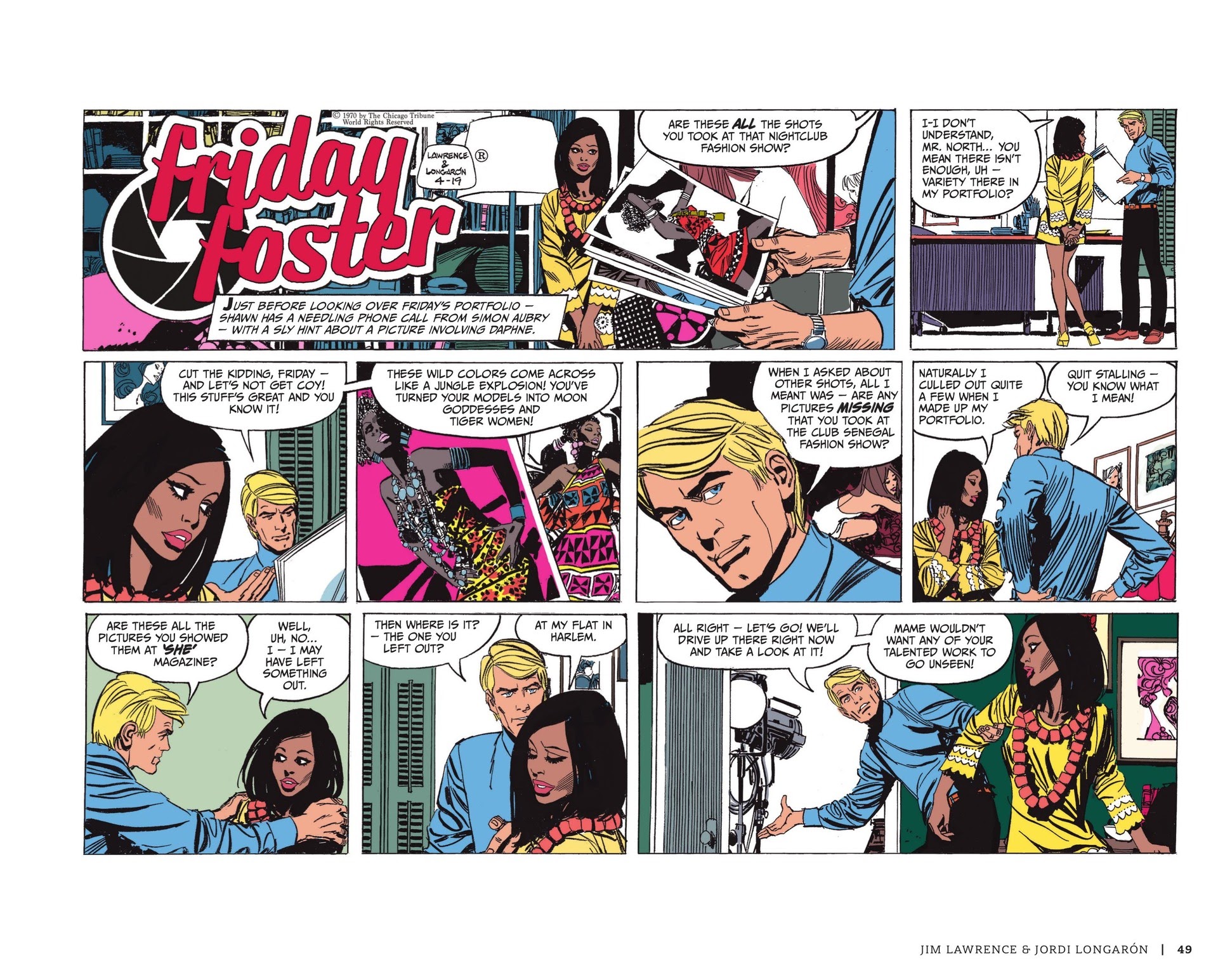 Read online Friday Foster: The Sunday Strips comic -  Issue # TPB (Part 1) - 50