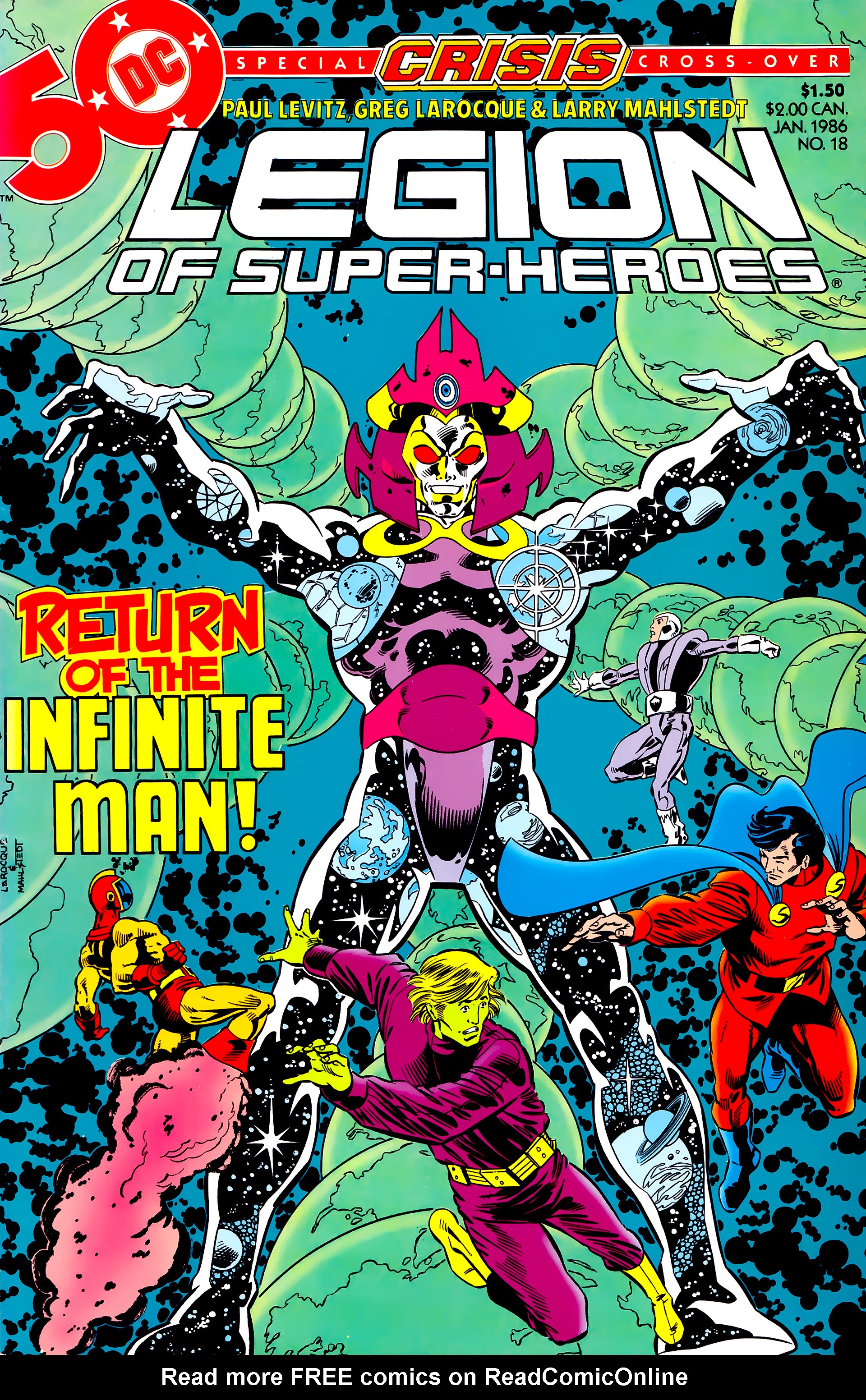 Read online Legion of Super-Heroes (1984) comic -  Issue #18 - 1