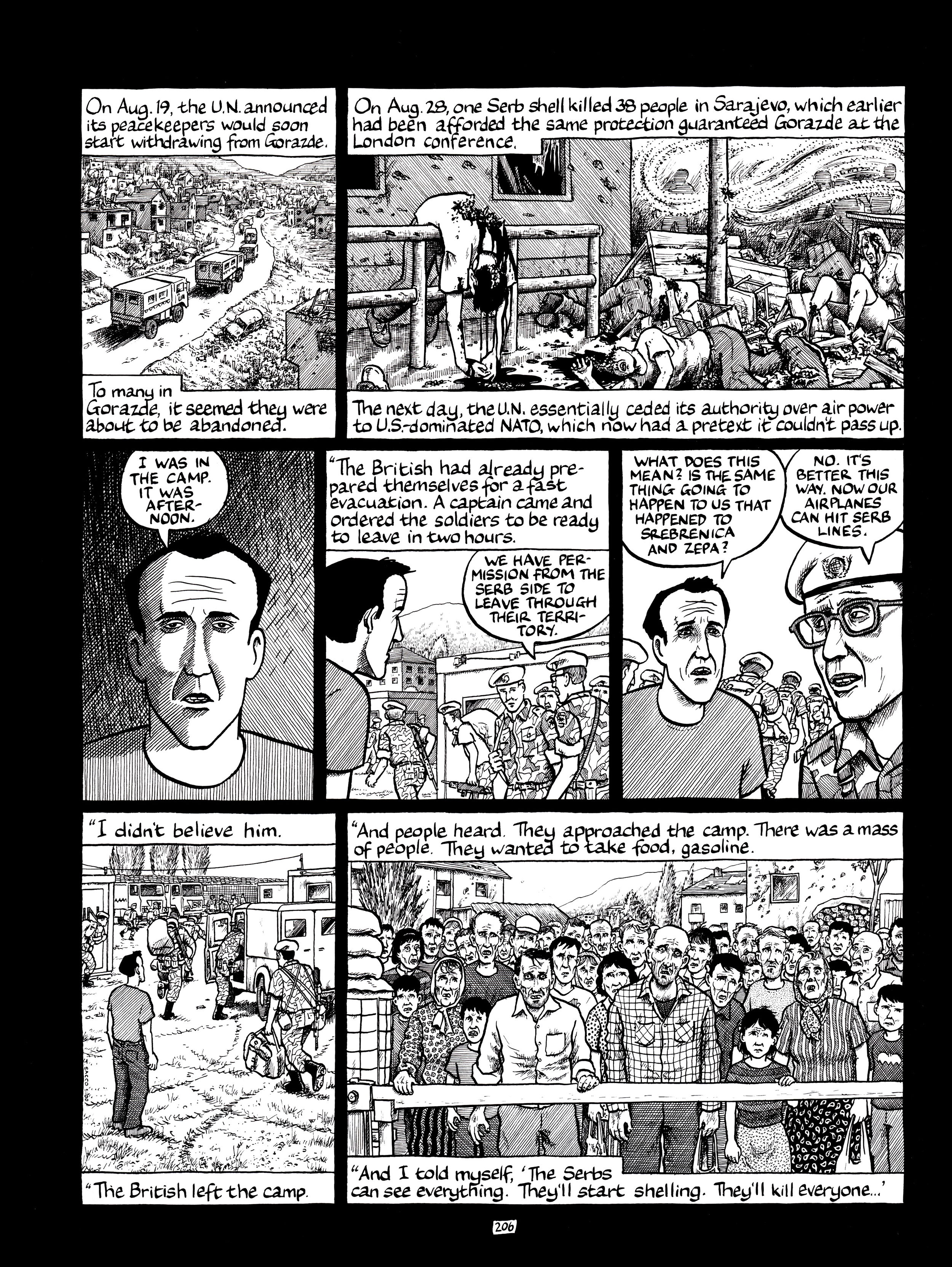 Read online Safe Area Goražde comic -  Issue # TPB (Part 3) - 47