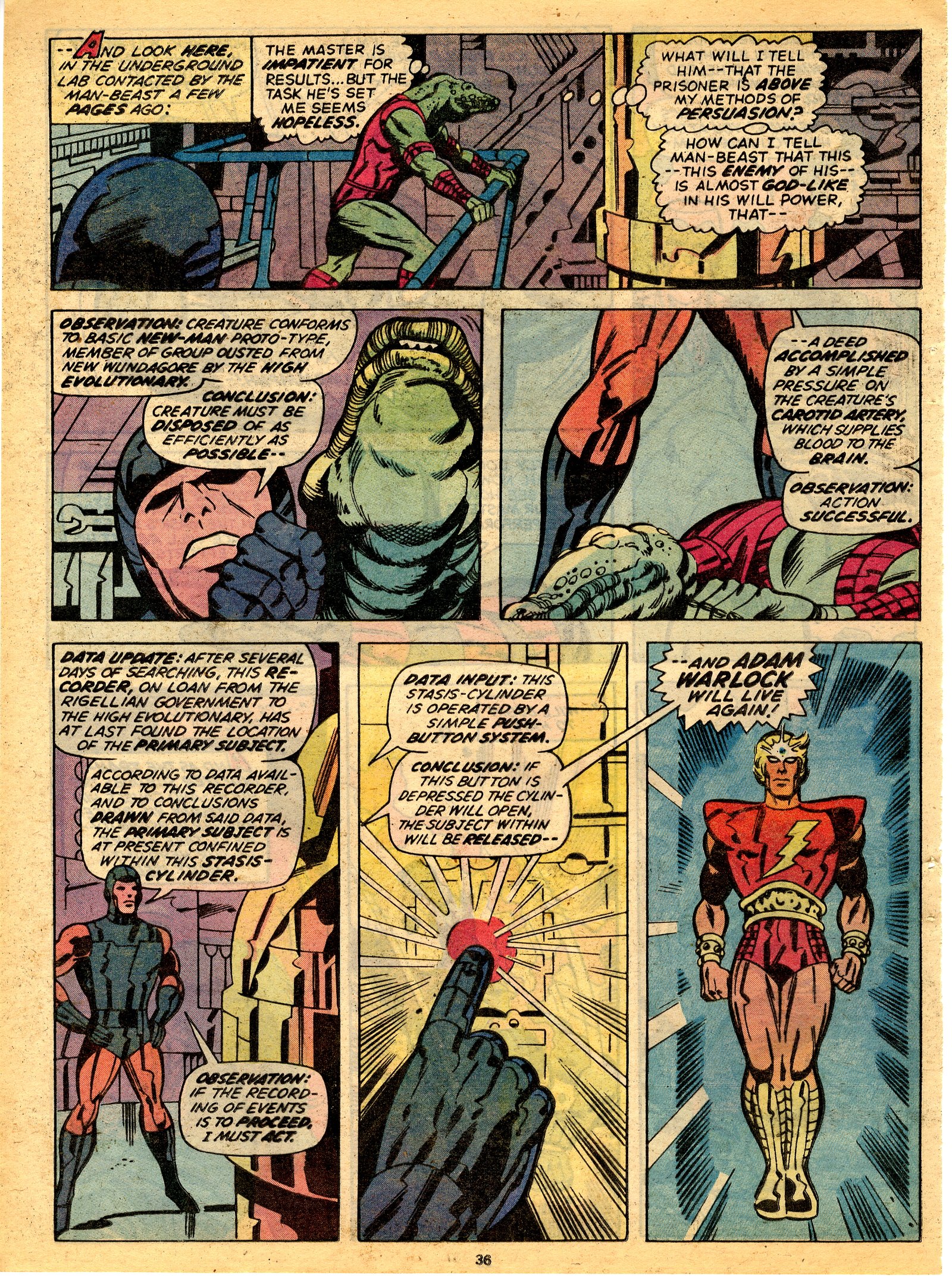Read online Marvel Treasury Edition comic -  Issue #24 - 38