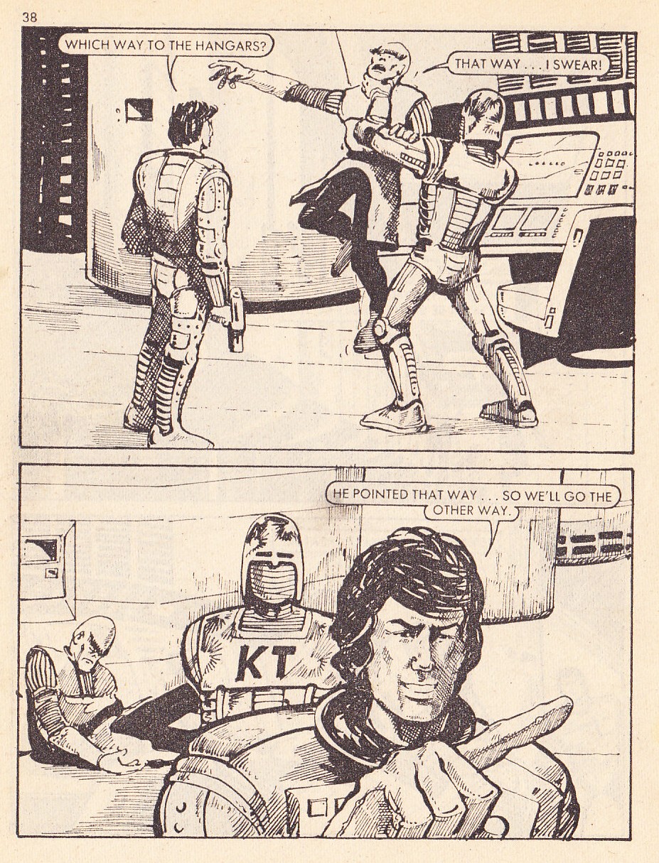 Read online Starblazer comic -  Issue #37 - 38