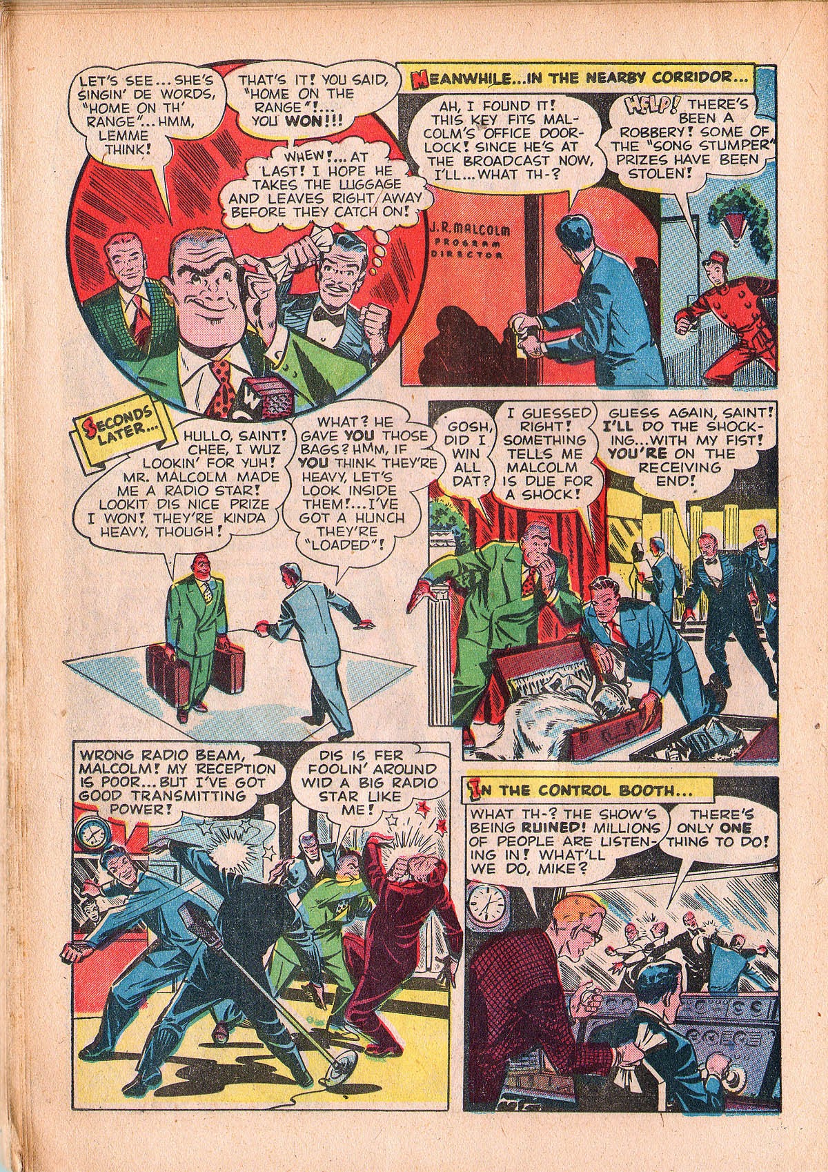 Read online The Saint (1947) comic -  Issue #5 - 34